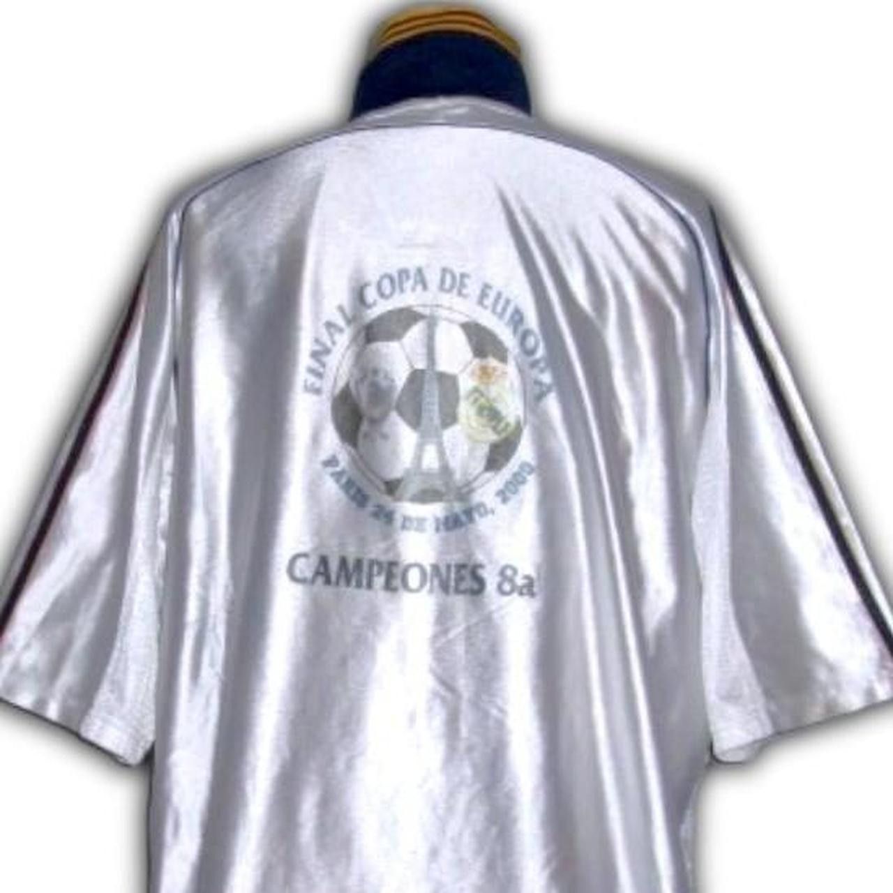 Adidas Real Madrid Spain 1998 1999 2000 Rare Home Shirt Jersey Size US XL / EU 56 / 4 - 1 Thumbnail