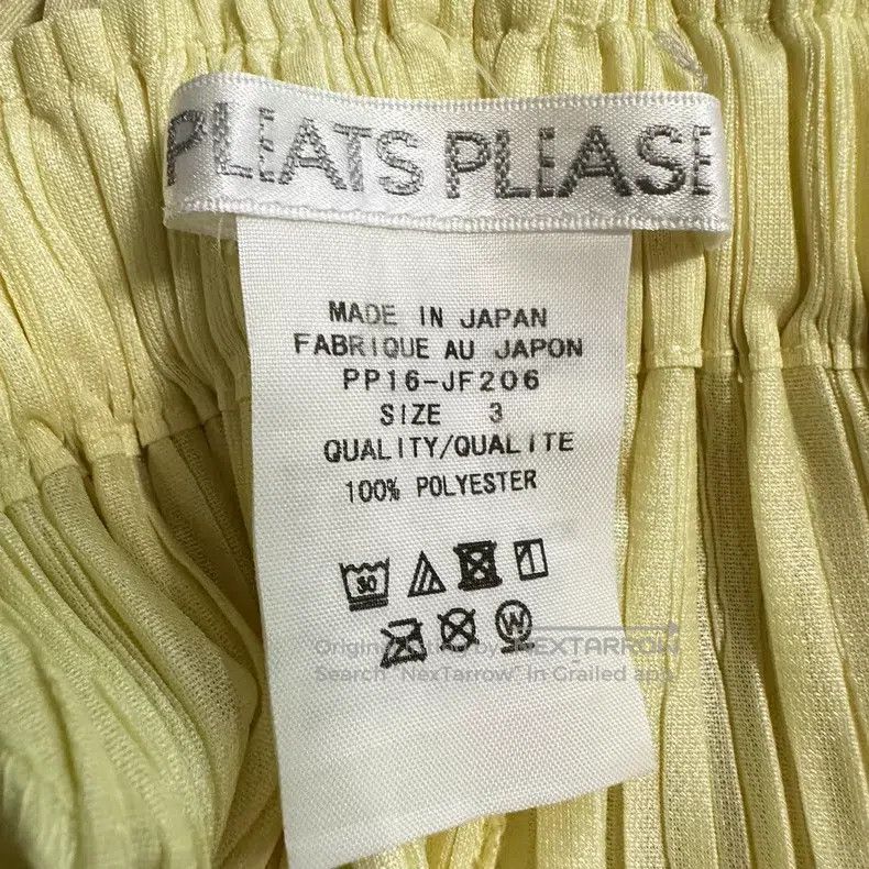 Issey Miyake Issey Miyake size:3 Yellow Wide-Leg Pants Size 31" - 3 Thumbnail