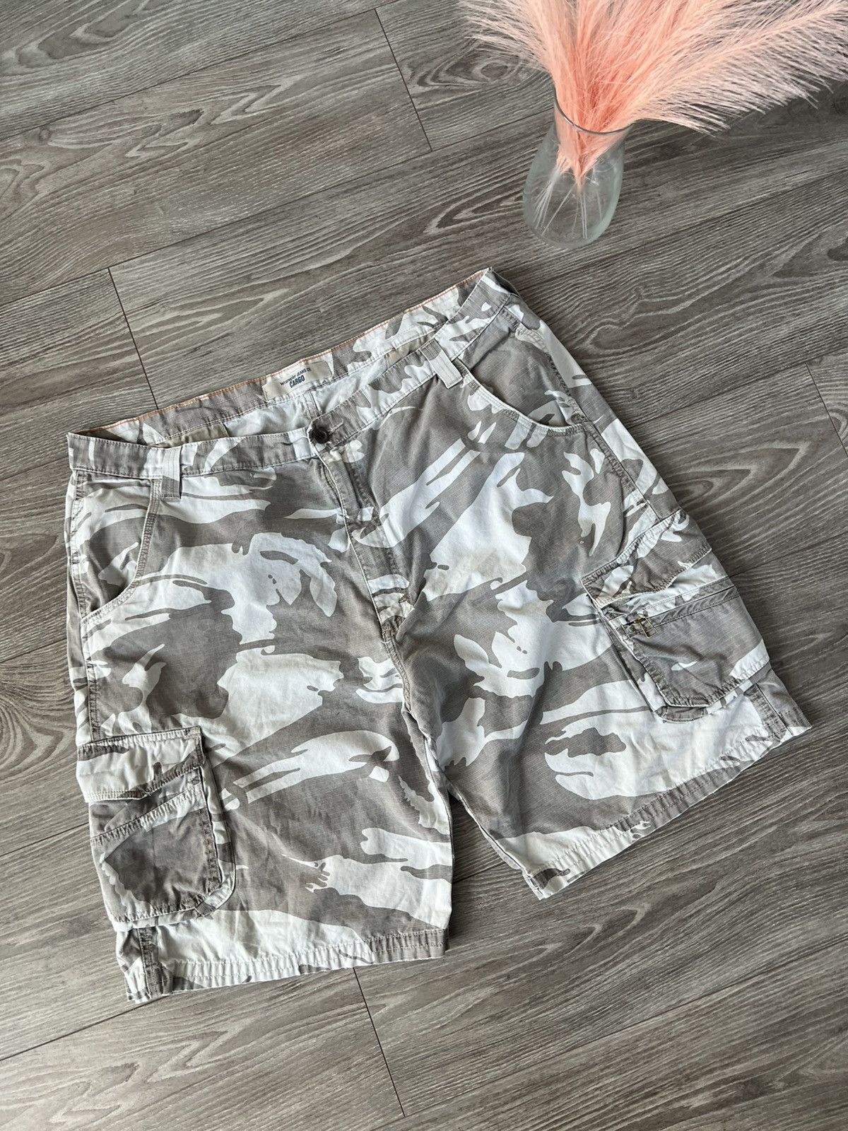 Wrangler Wrangler Baggy Cargo Army Utility Combat Shorts Size US 40 / EU 56 - 8 Thumbnail