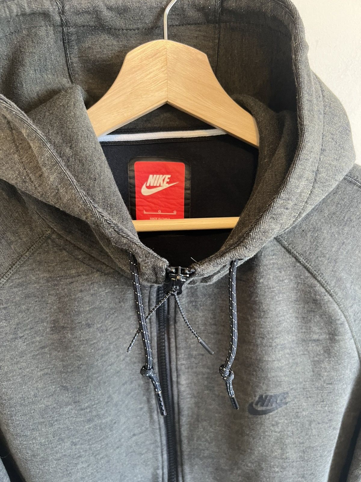 Nike Y2K Green Nike Tech Fleece Zip Up Hoodie Jacket Size US L / EU 52-54 / 3 - 4 Thumbnail