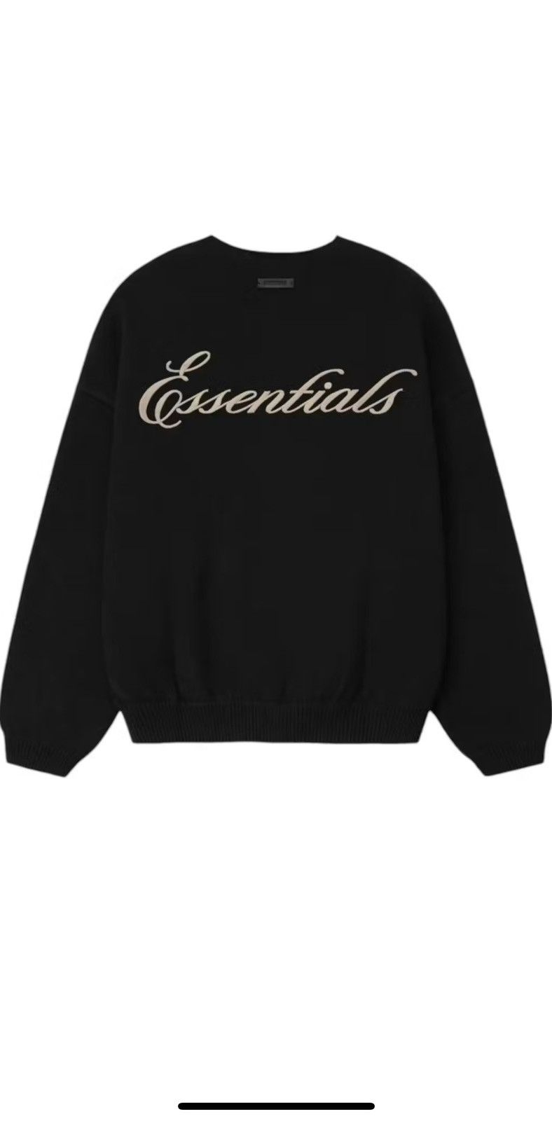 Essentials Fear of God ESSENTIALS Script Crewneck FW25 (XXL) Size US XXL / EU 58 / 5 - 1 Thumbnail
