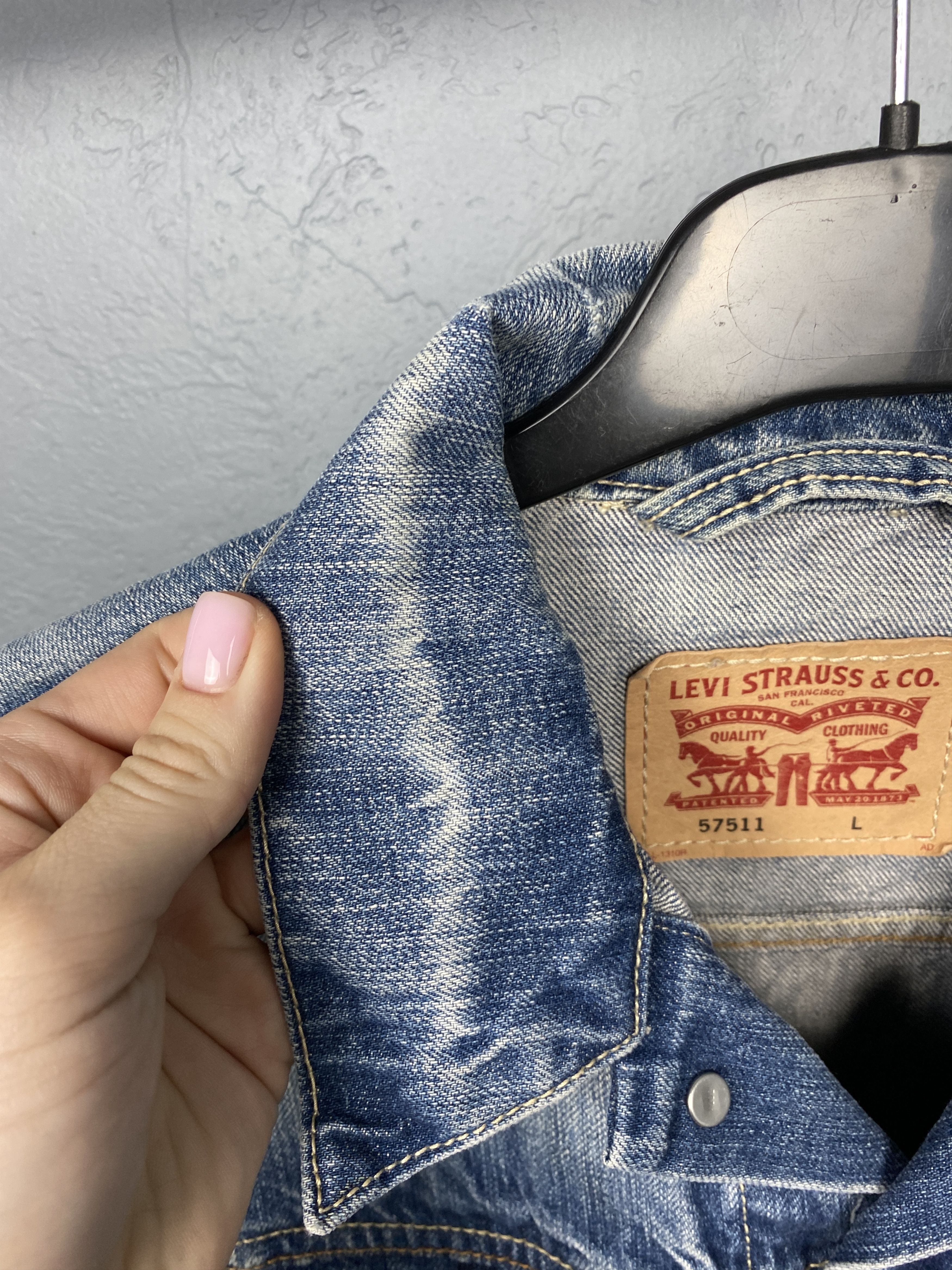 Harley Davidson Levi's x Harley Davidson Womens Custom Denim Jacket Size L / US 10 / IT 46 - 7 Thumbnail