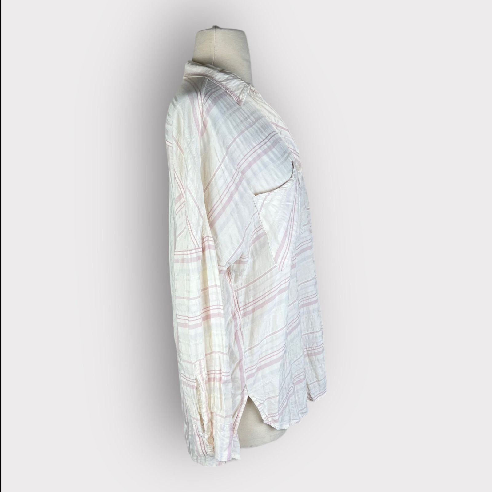 Lou & Grey Lou & Grey | Striped Oversized Buttondown Shirt | Small Size S / US 4 / IT 40 - 8 Thumbnail