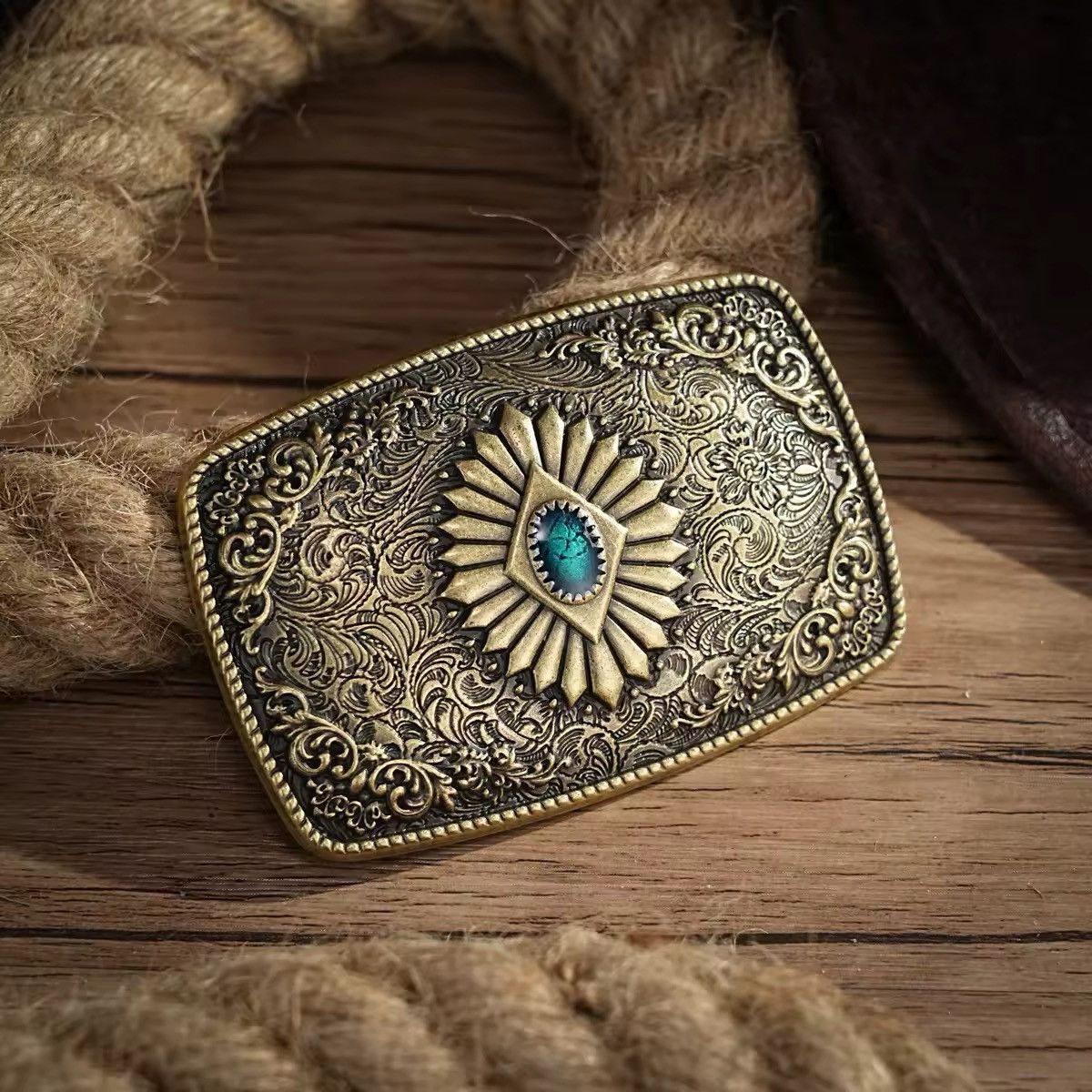 Cowboy Equipment Vintage Western belt buckle Size ONE SIZE - 1 Thumbnail