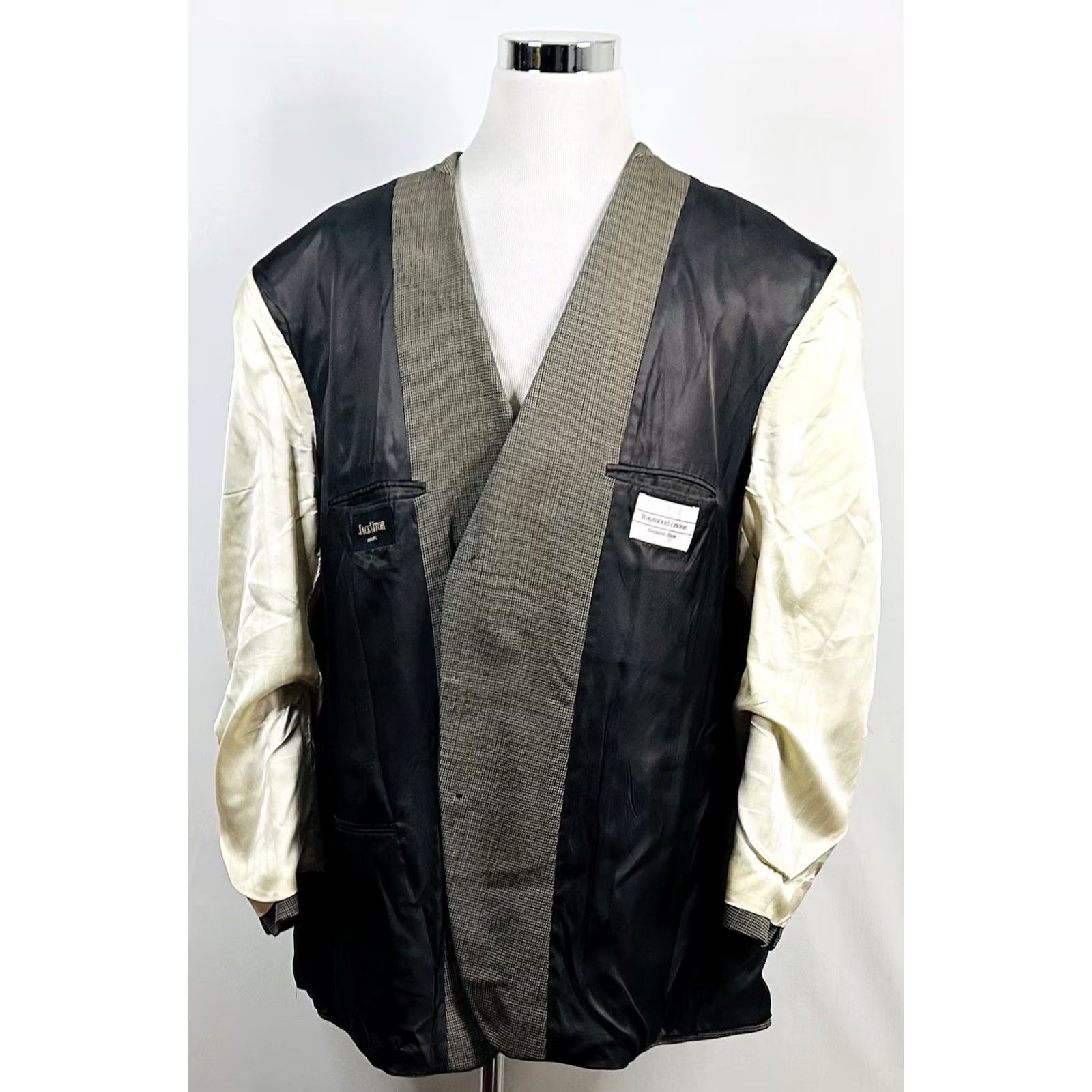 Jack Victor Jack Victor 54L Sport Coat 100% Wool Brown Knit Three-Button Lined Jacket/Coat Long Men's Regular Wool Notch Lapel 3-Button Vintage N/A Size US XS / EU 42 / 0 - 6 Thumbnail