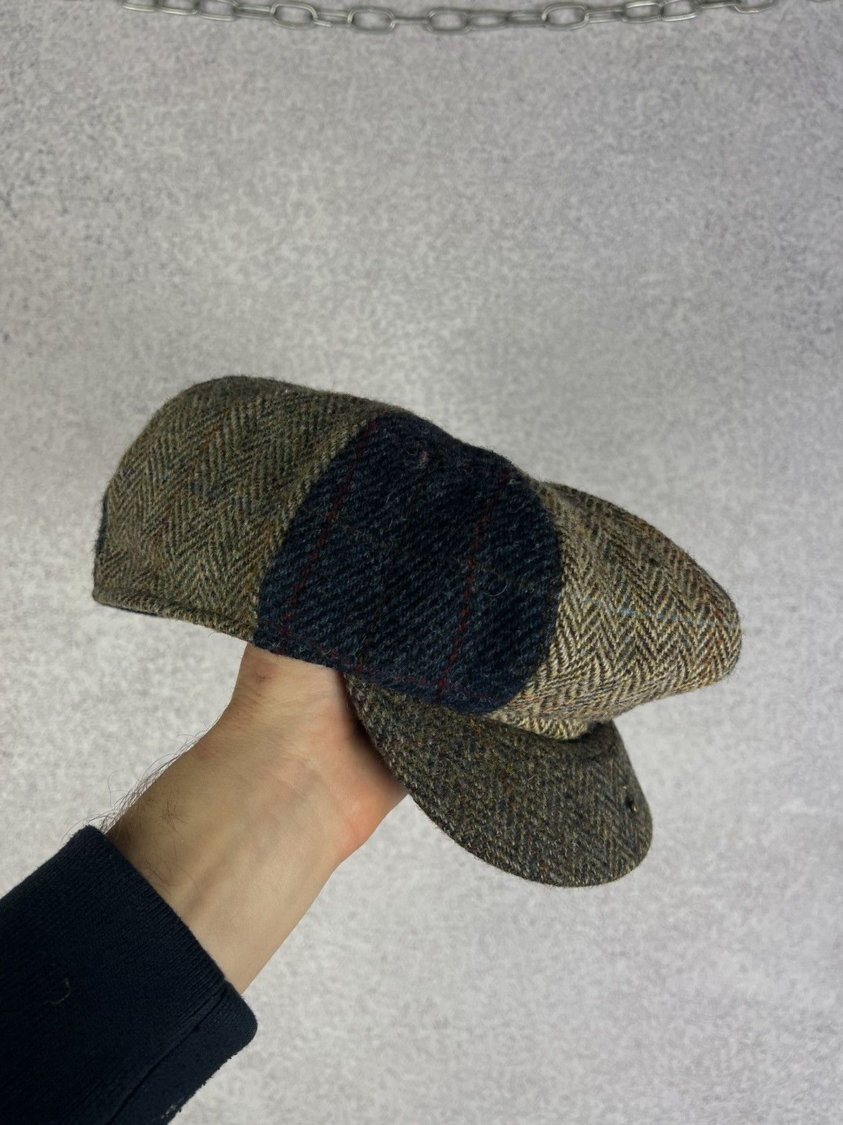Harris Tweed Vintage Harris Tweed Flat Cap Hat Size ONE SIZE - 7 Thumbnail