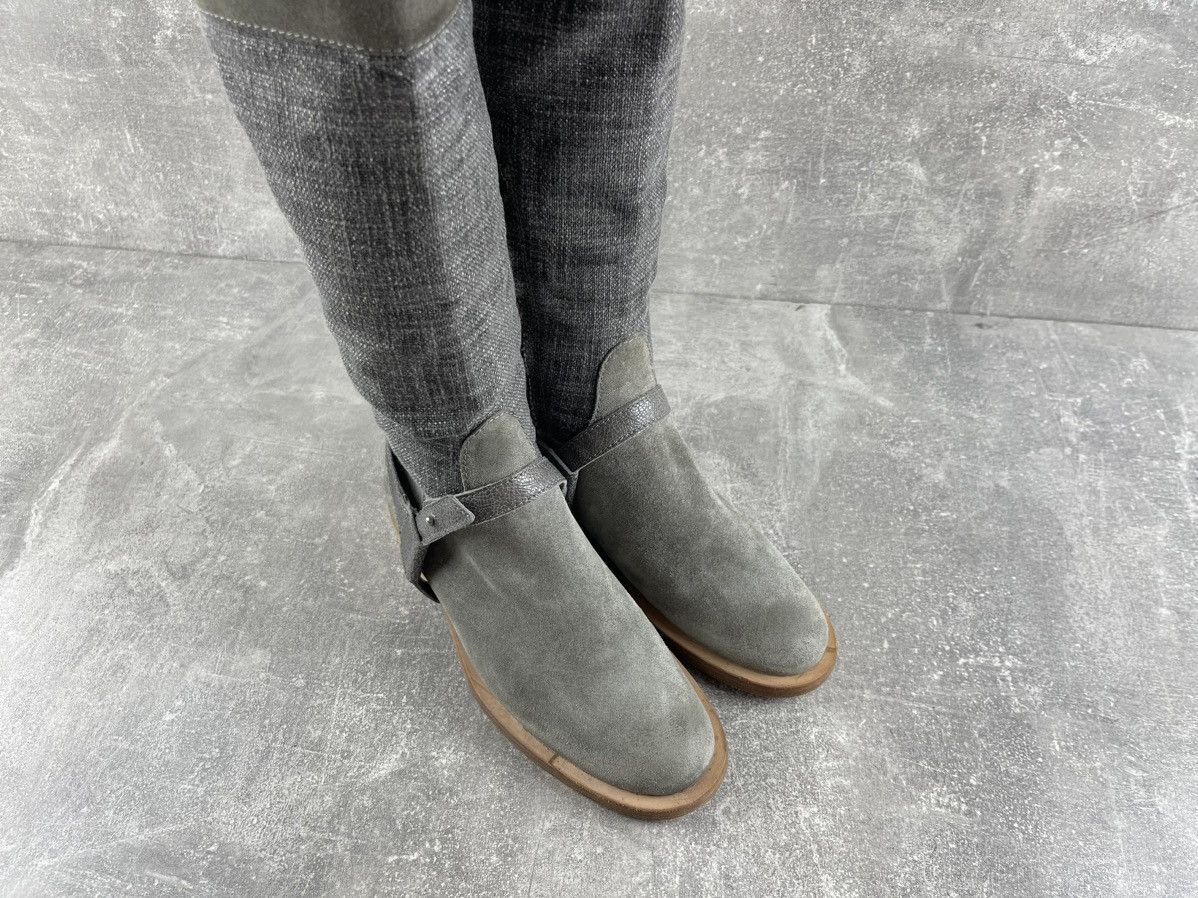 Brunello Cucinelli Brunello Cucinelli Tall Riding Archive Suede Riding Boots Size US 7 / IT 37 - 4 Thumbnail