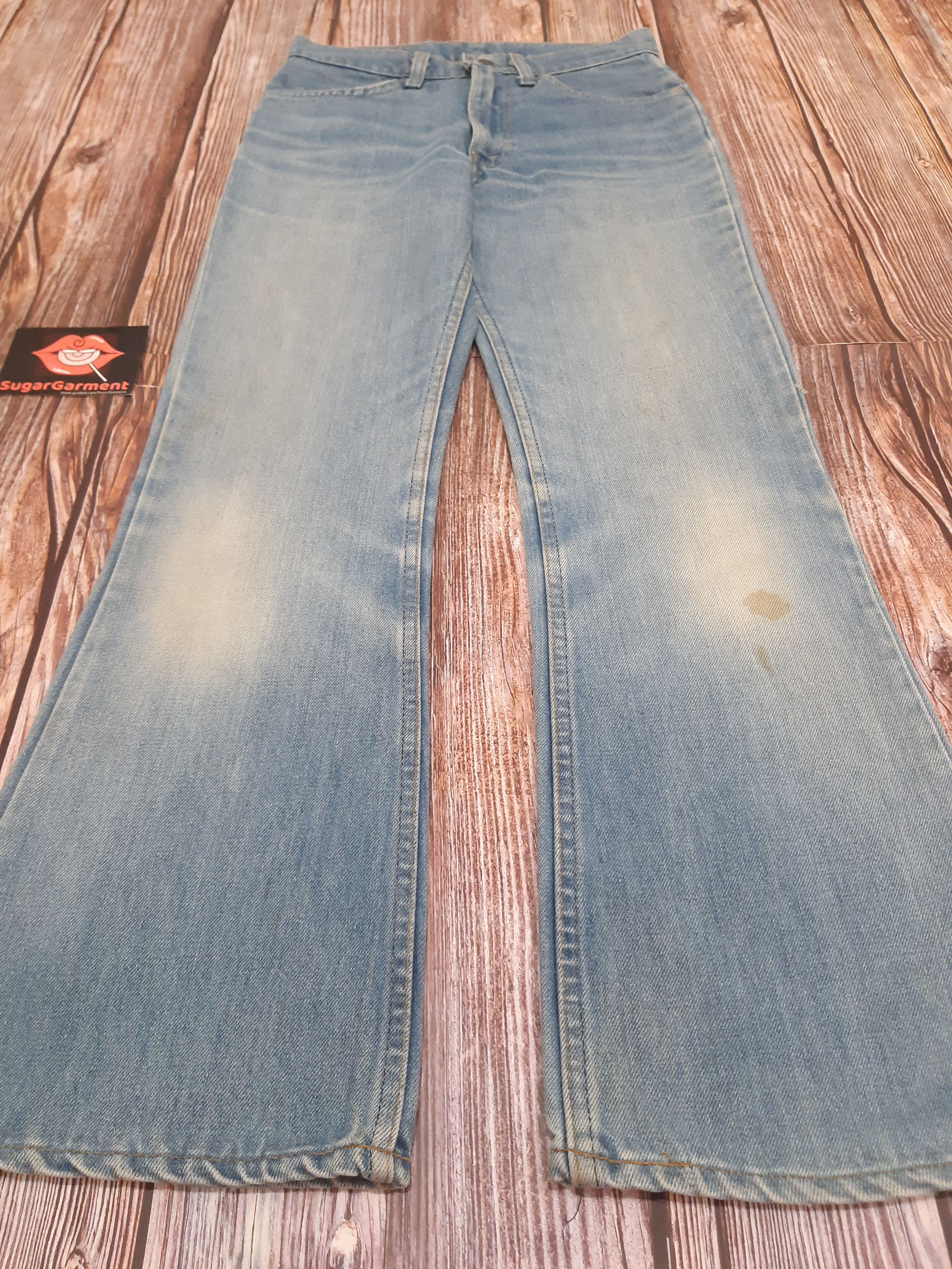 Levi's Levis 646 Bell Bottom Flare Bootcut Orange Tab TALON Jeans Size US 28 / EU 44 - 2 Thumbnail