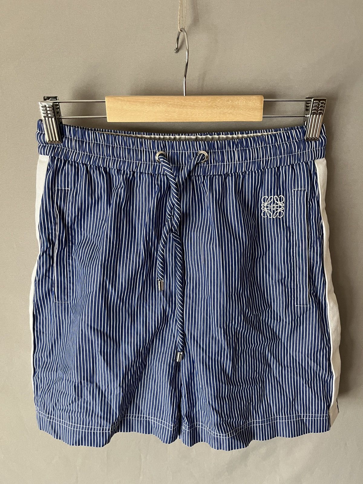Loewe LOEWE Blue White Striped Shorts Size 25" / US 0 / IT 36 - 8 Thumbnail