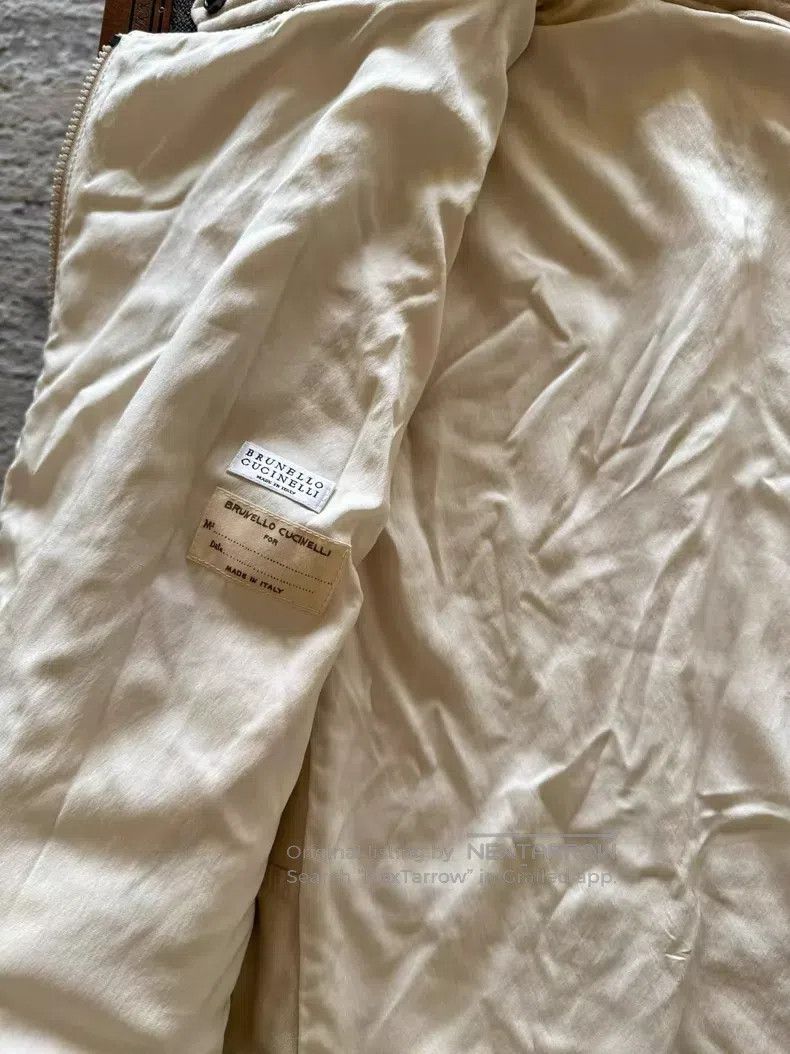 Brunello Cucinelli Brunello Cucinelli Studded Leather Jacket, Lamb Skin Size XS / US 0-2 / IT 36-38 - 3 Thumbnail