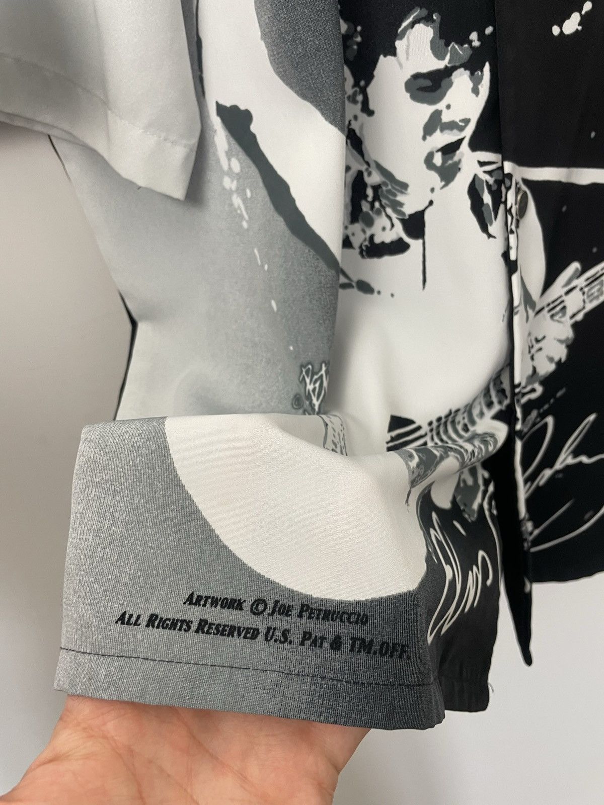 Vintage Dragonfly Elvis Presley Shirt Button Up Oversize 90s Shirts Button Ups