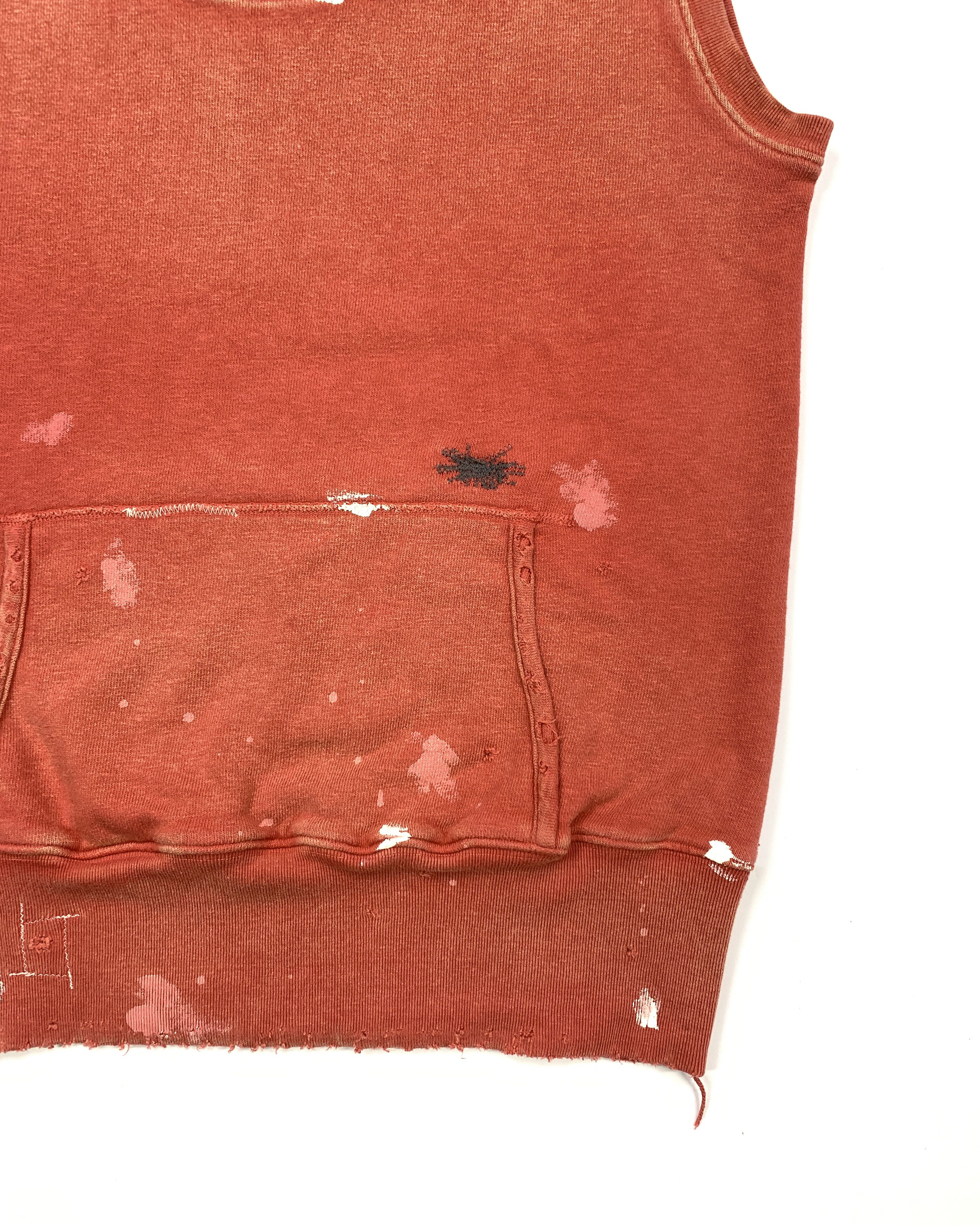 Kapital Painter Sweatshirt Vest - Sun-faded / Distressed / Repaired Size US L / EU 52-54 / 3 - 3 Thumbnail