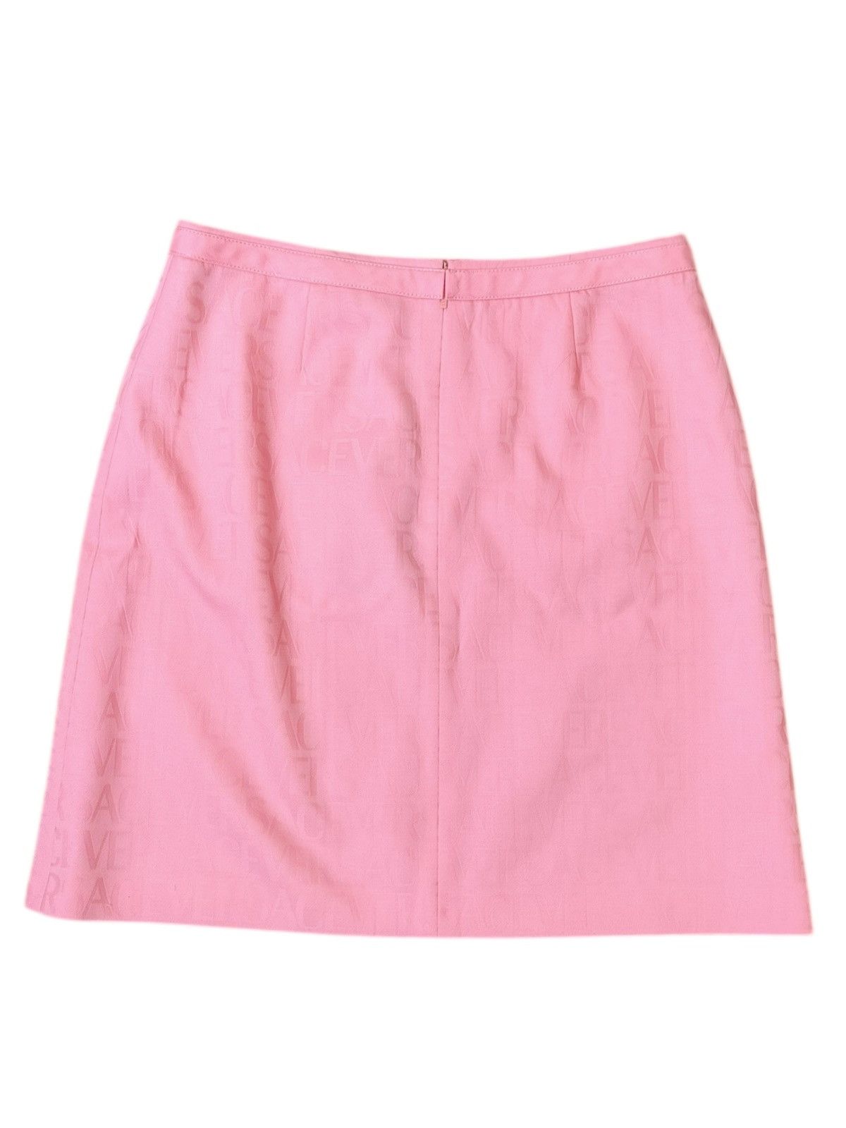 Versace Versace Pink Wool Skirt with Medusa Belt - Size 44 Size 30" / US 8 / IT 44 - 9 Thumbnail