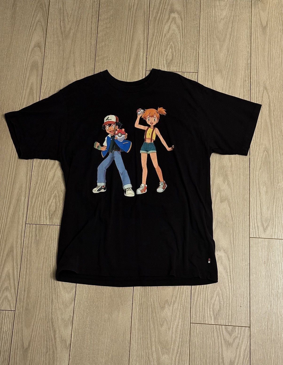 Levi’s x Pokémon Black Graphic Tee (Ash & Misty)