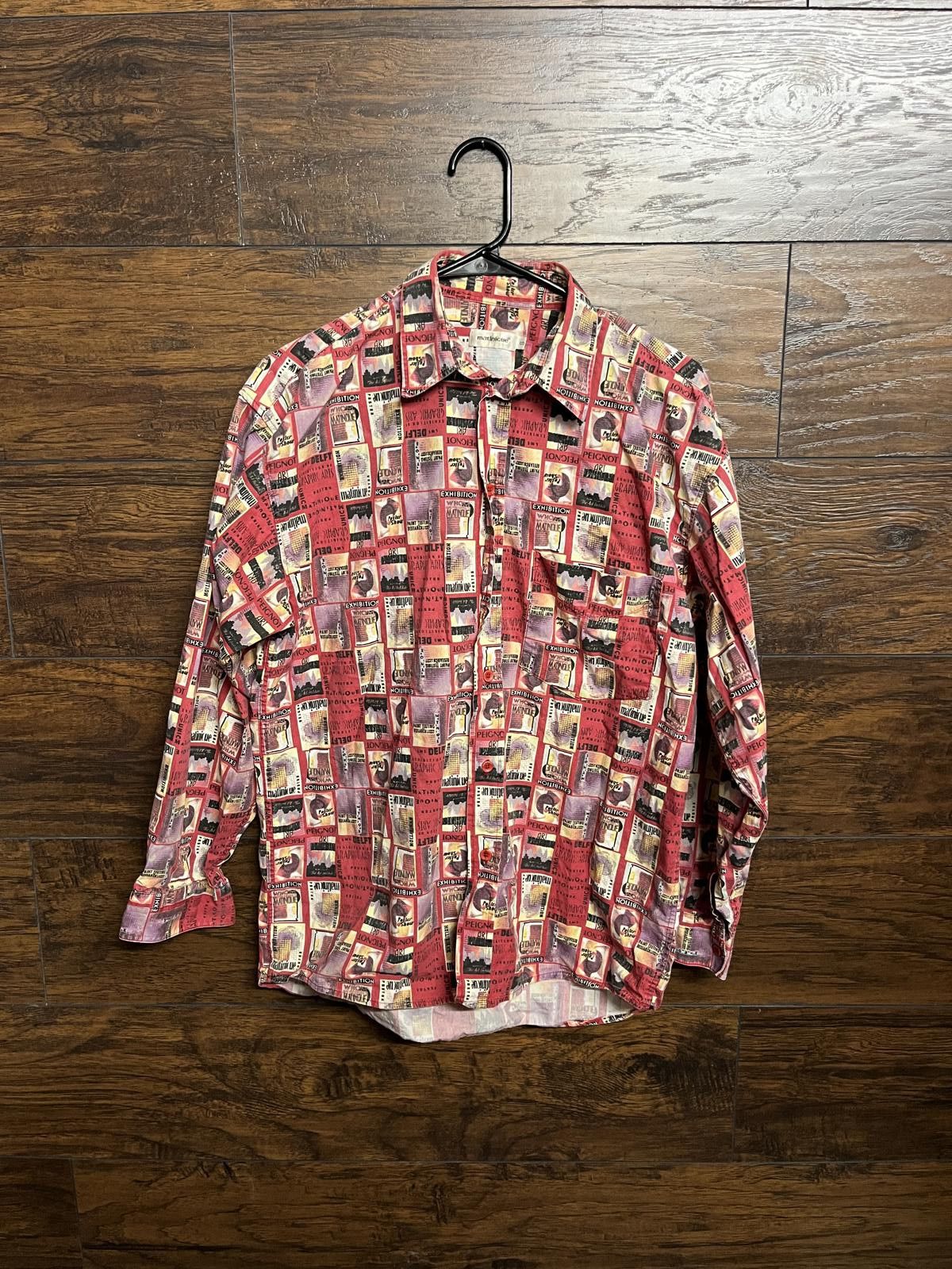 Designer Matinique LS Button Up Magazine Posters Dress Shirt -S Size US S / EU 44-46 / 1 - 1 Thumbnail