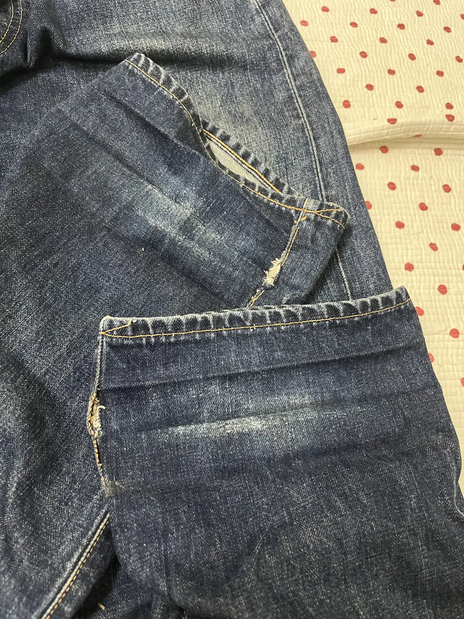 Evisu Evisu Dowluck Wide Leg Denim Size US 34 / EU 50 - 13 Thumbnail