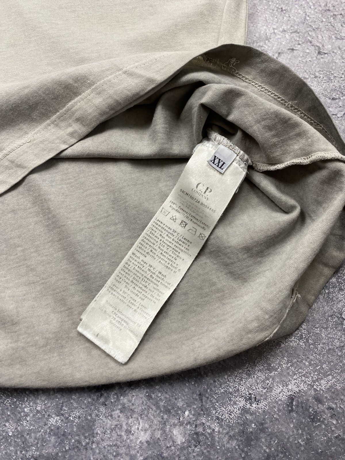 C.P. Company C.P Company Vintage T-shirt Garment Dyed Tee Size US XXL / EU 58 / 5 - 10 Thumbnail