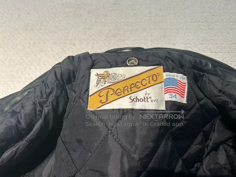Schott Schott 618 leather jacket talon zipper Size US XS / EU 42 / 0 - 8 Thumbnail