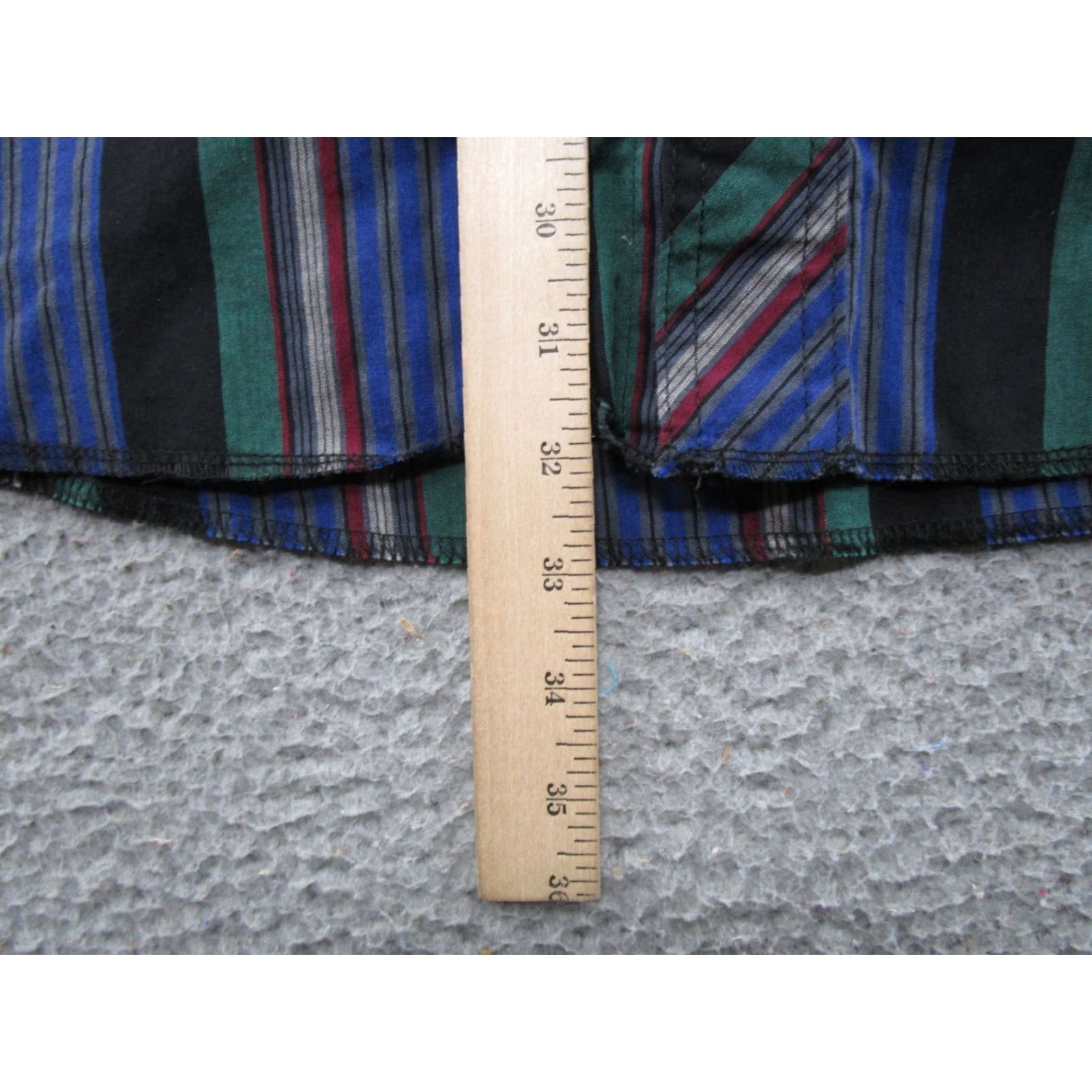 Wrangler VTG Wrangler Mens Vertical Striped Western Pearl Snap Brushpopper XL Shirt Multicolor 90s Mens Size US XL / EU 56 / 4 - 6 Thumbnail