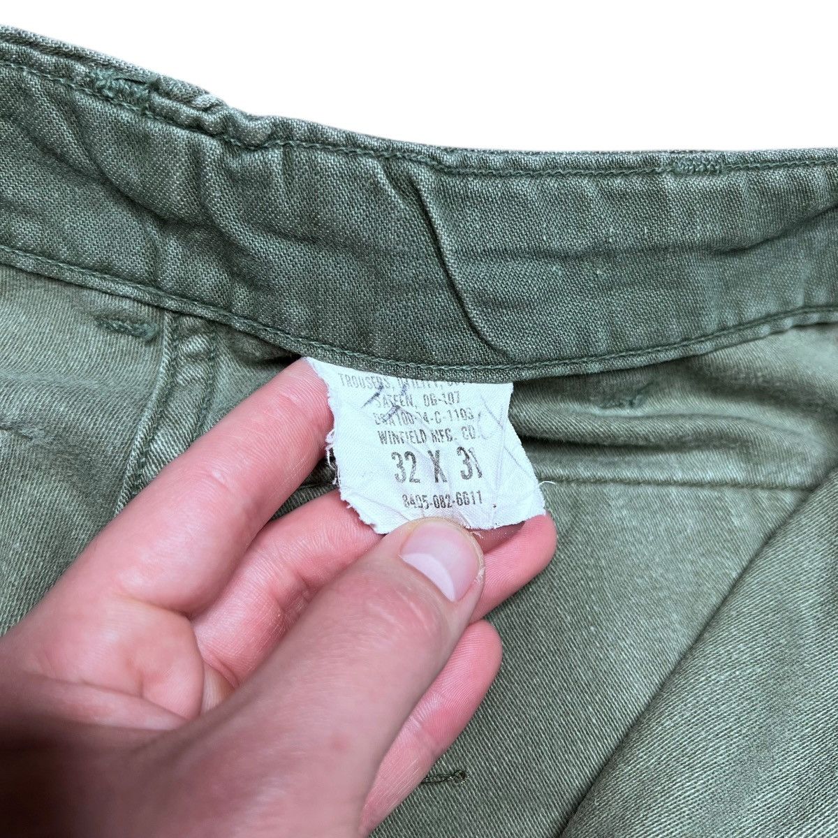 Other Vintage OG-107 Military Army Utility Sateen Trouser Pants Size US 30 / EU 46 - 5 Thumbnail