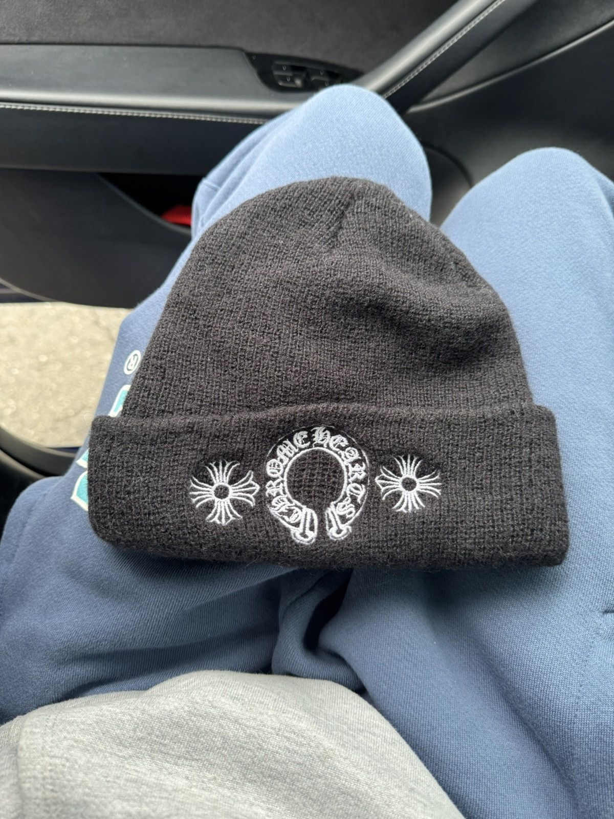 Chrome Hearts Chrome hearts horseshoe ch plus logo wool beanie