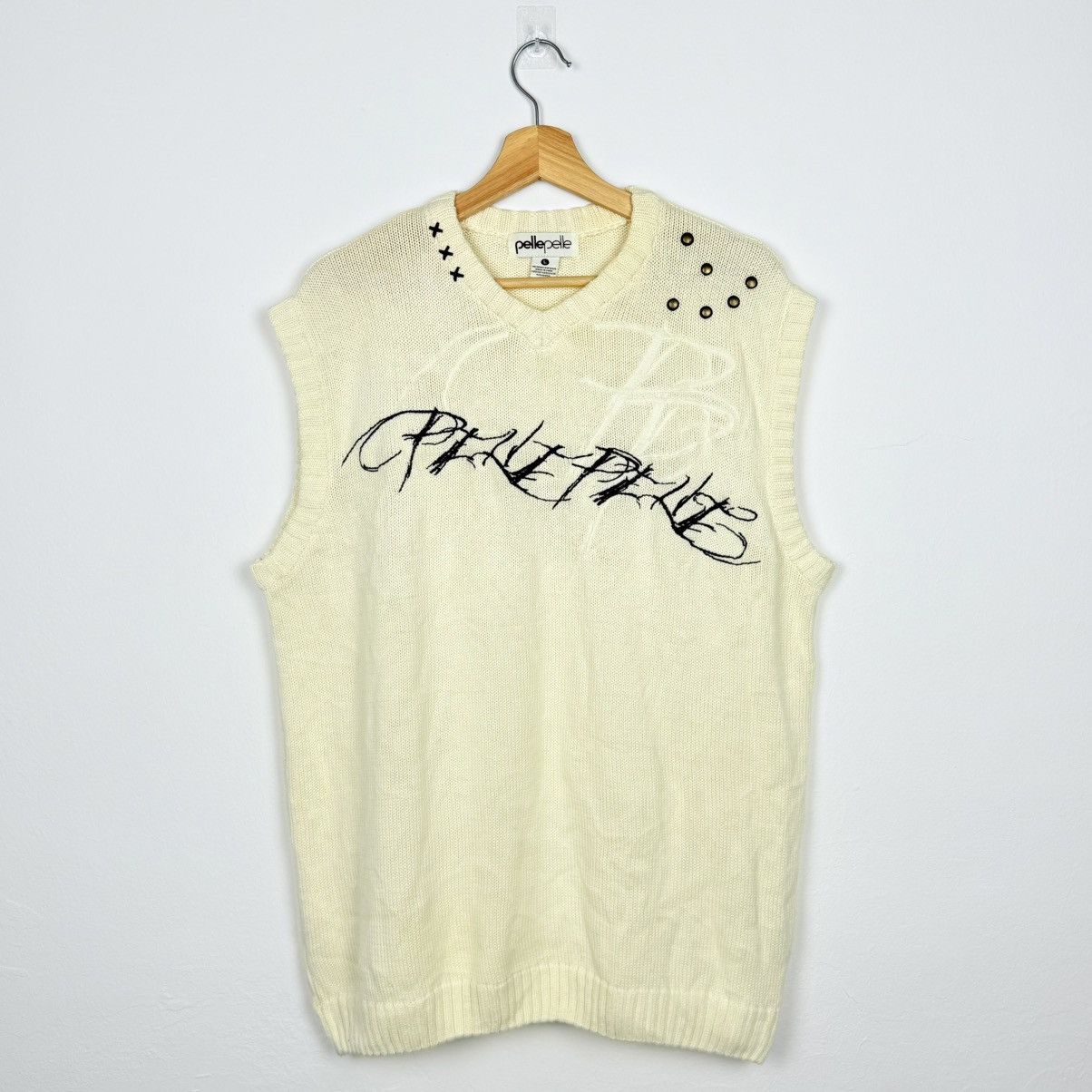Pelle Pelle Pelle Pelle Knitted Vest Size US L / EU 52-54 / 3 - 1 Thumbnail