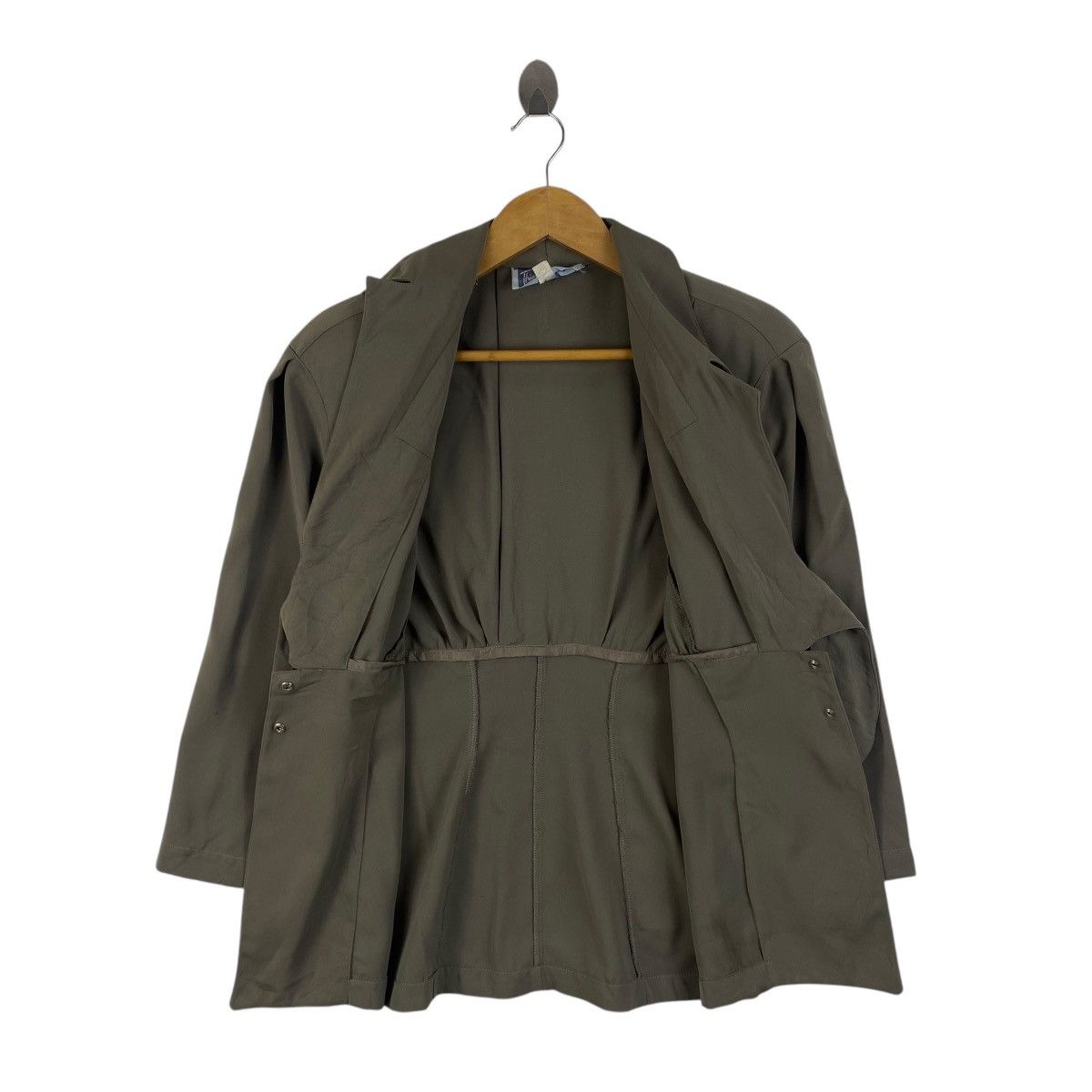 Thierry Mugler THIERRY MUGLER Paris Luxury Designer Belted Blazer Coat Size S / US 4 / IT 40 - 4 Thumbnail