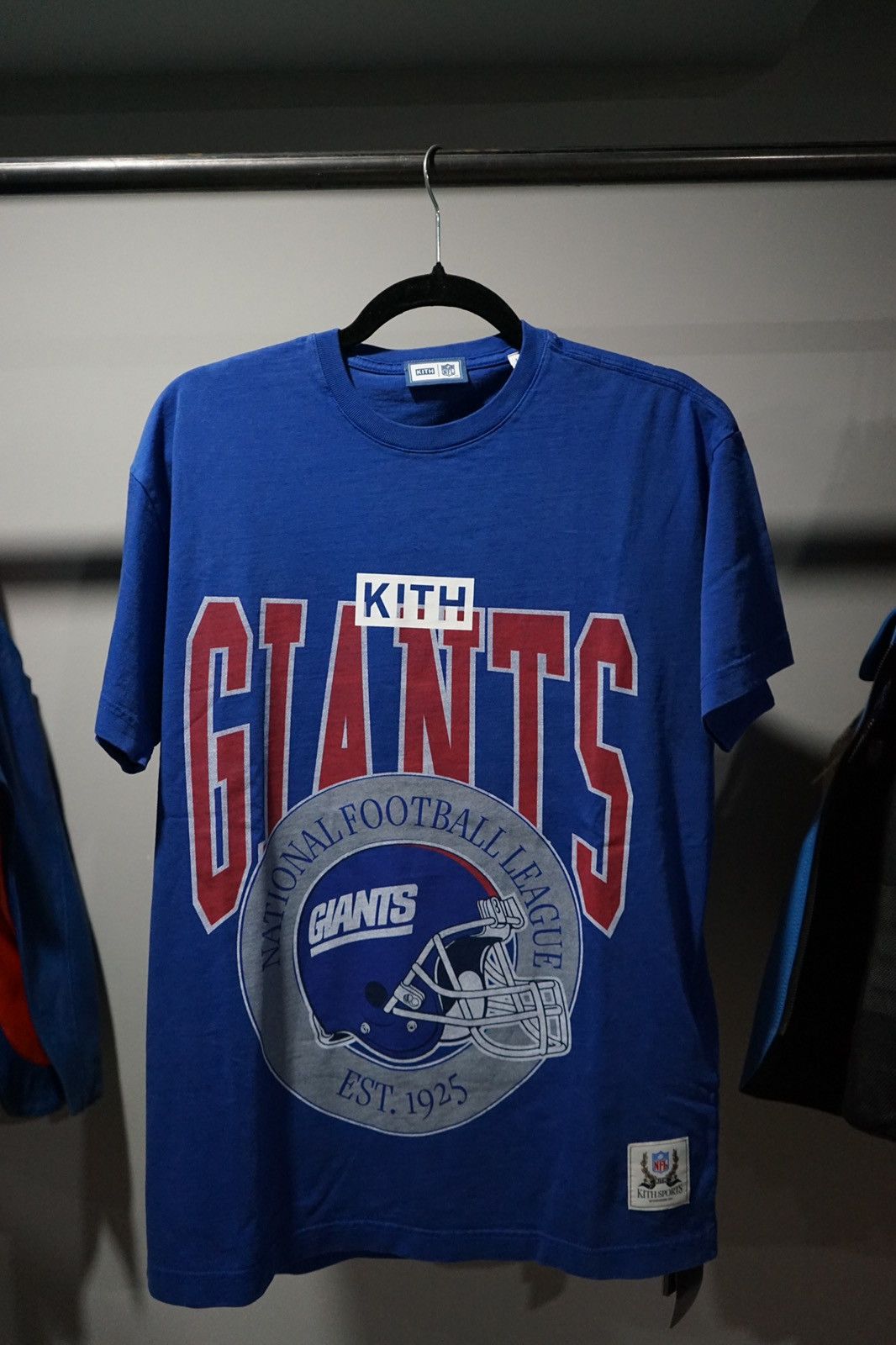 Kith for The NFL: Giants Vintage Tee - Black XS