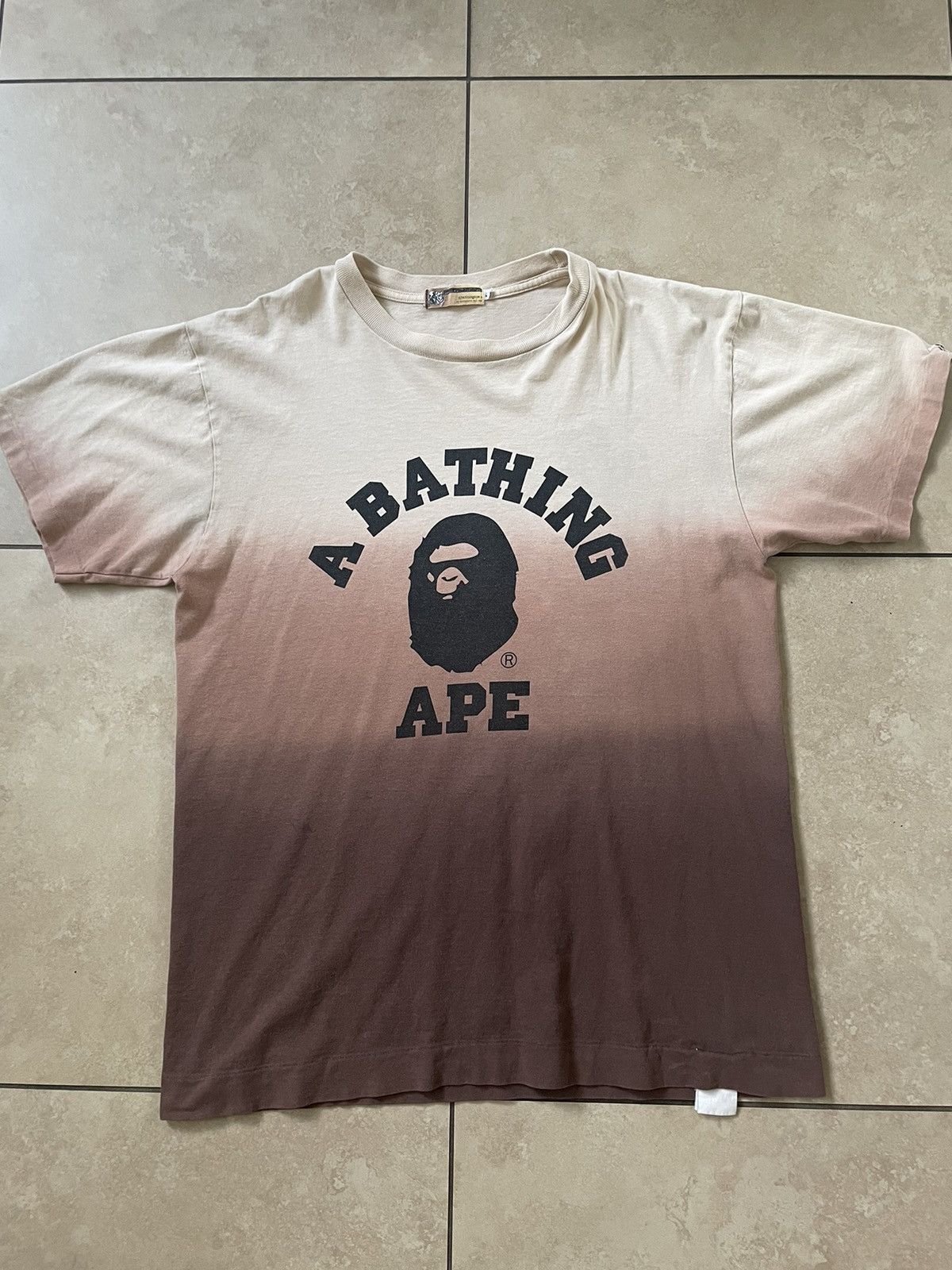 Bape Gradient College Tee Size US L / EU 52-54 / 3 - 1 Thumbnail