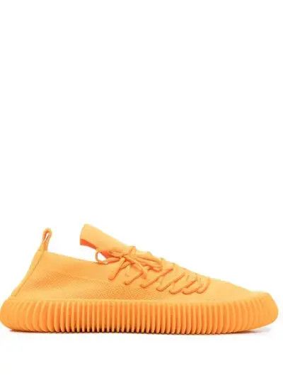 Bottega Veneta o1lf3ng10825 Ripple Sneakers in Orange Size US 7 / EU 40 - 1 Thumbnail