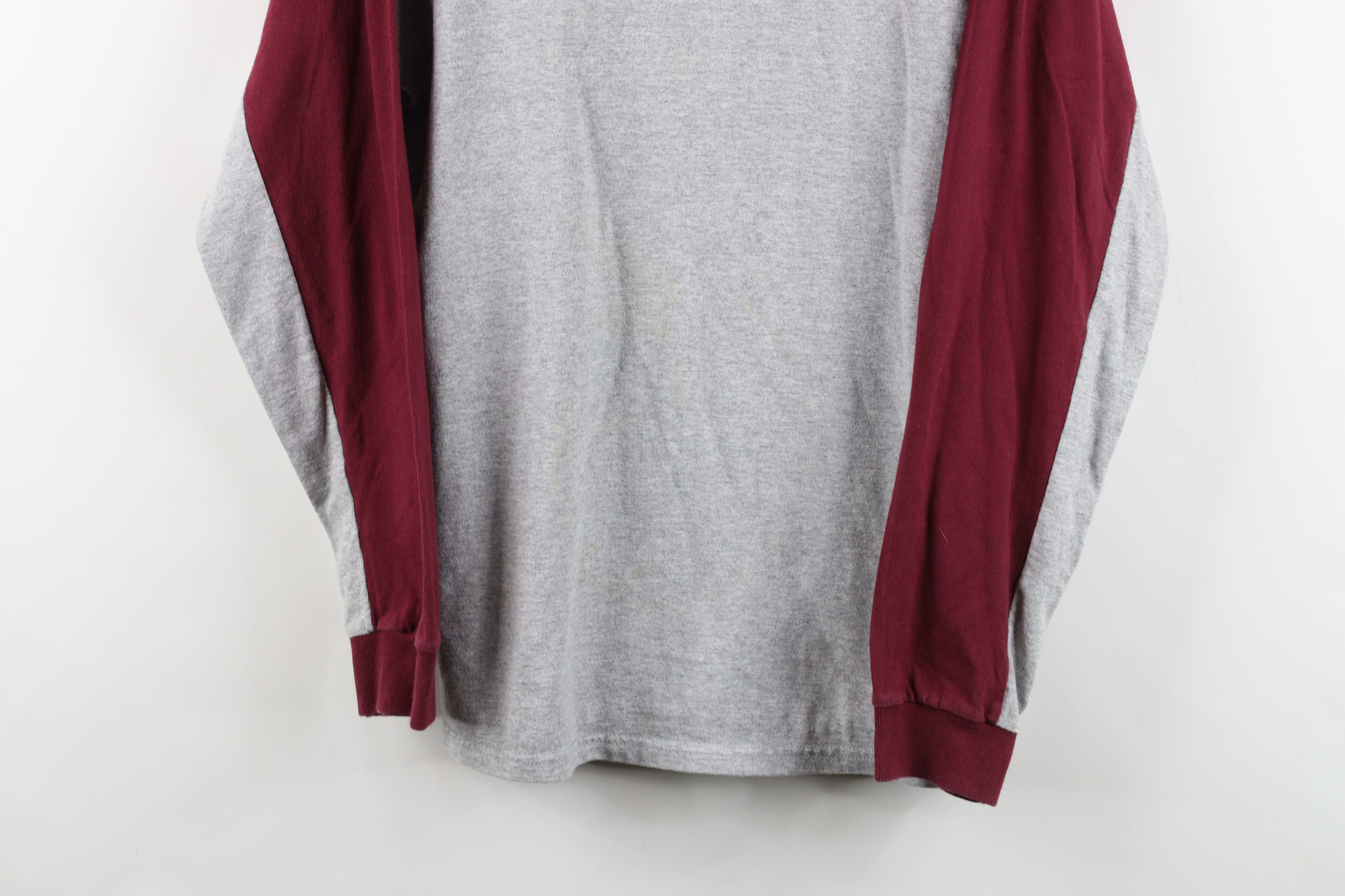 Vintage Vintage 90s Streetwear Block Long Sleeve T-Shirt Cotton Size US M / EU 48-50 / 2 - 3 Thumbnail