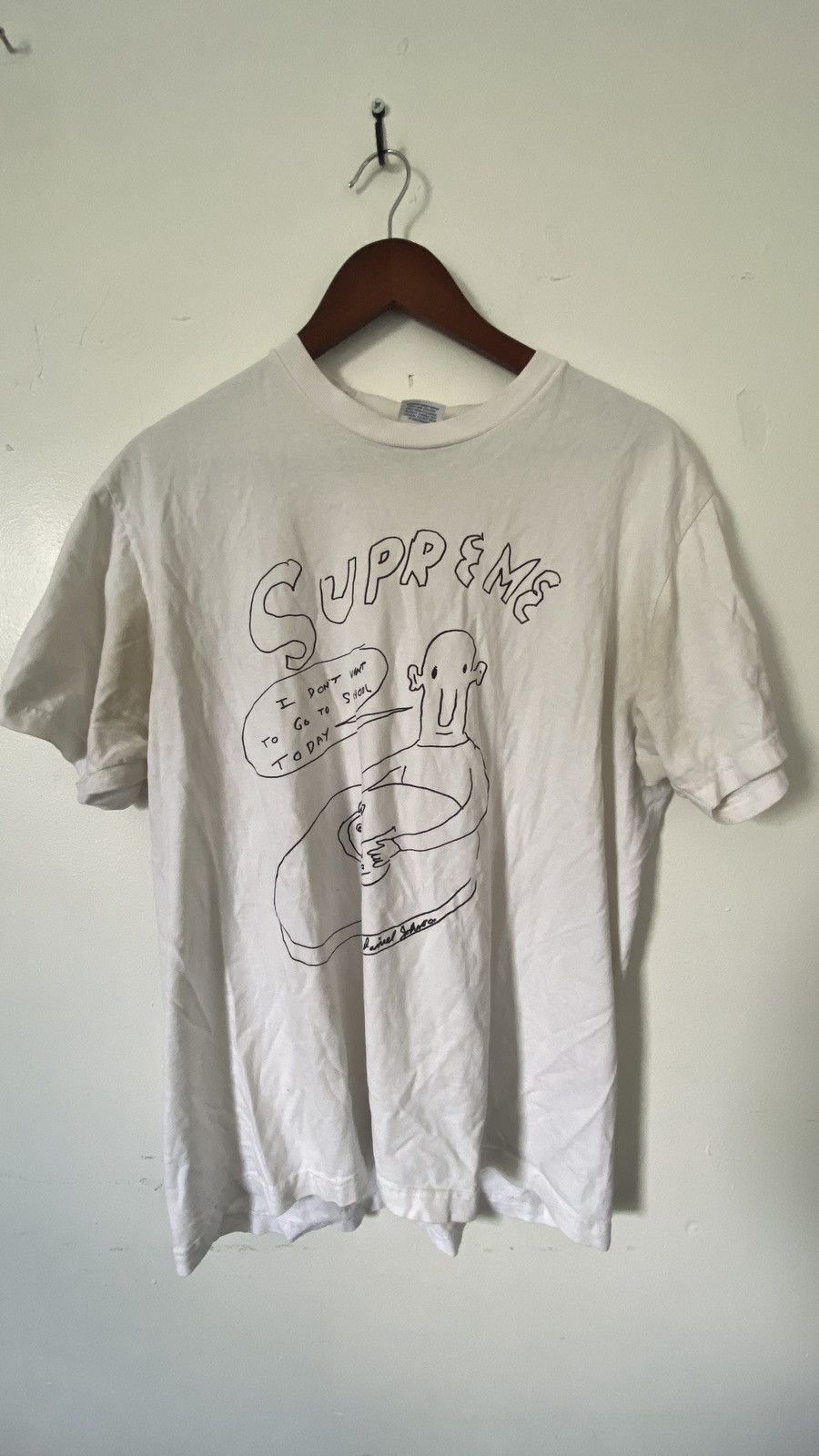 image of Supreme Daniel Johnston Tee in White, Men's (Size XL)