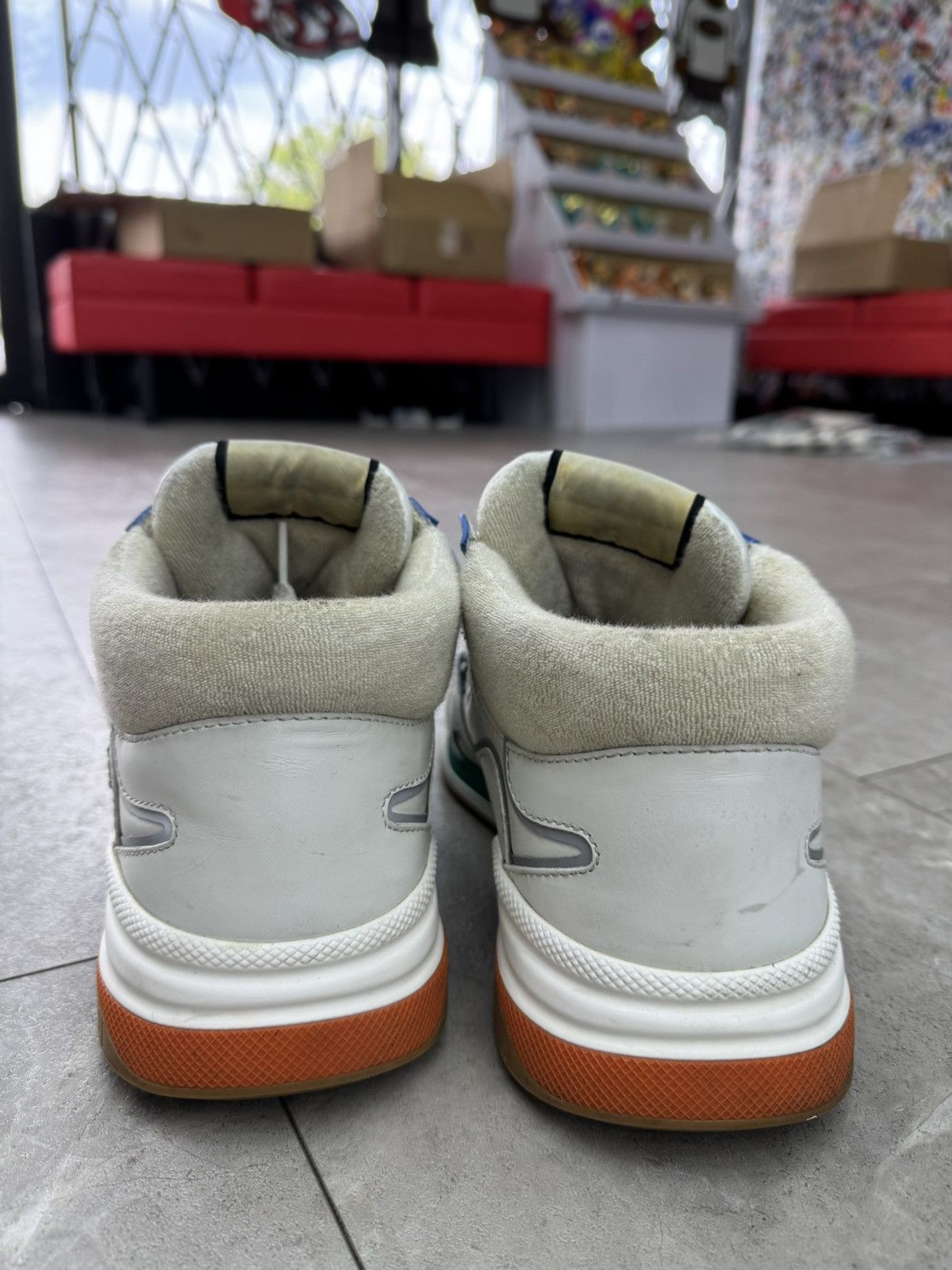Gucci Gucci Ultraspace Mid White Multi Sneaker Size US 10 / EU 43 - 3 Thumbnail