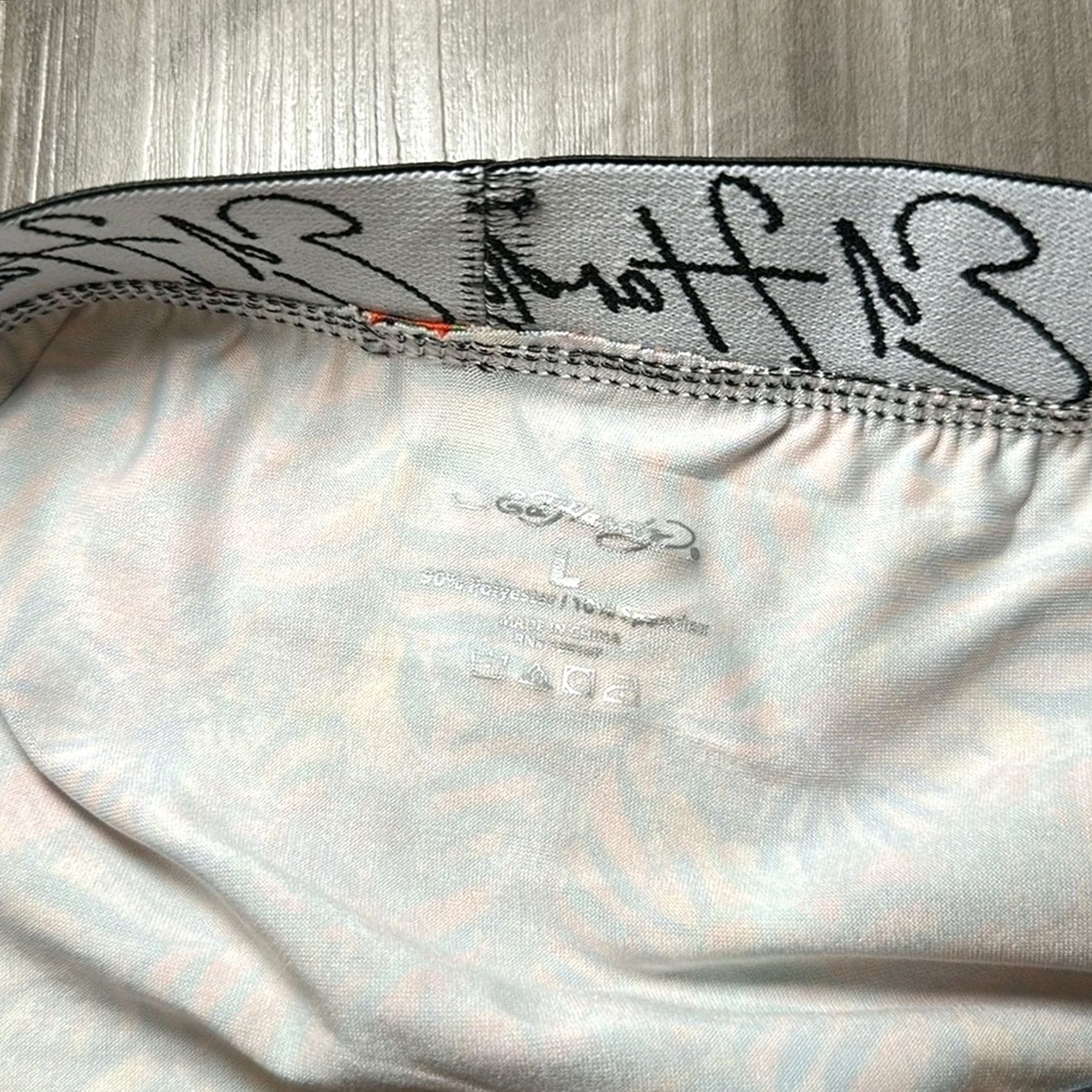 Ed Hardy Ed Hardy Tropical Performance Boxer Brief L Men Orange Underwear Regular Boxer Brief Large Size 42R - 3 Thumbnail