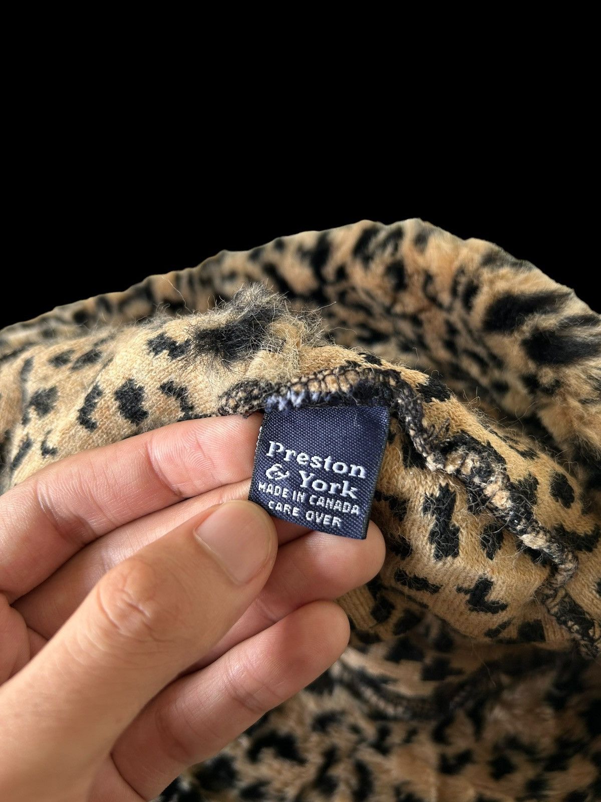 Japanese Brand × Kapital × Vintage Vintage Leopard Fur Bucket Hats Rare Style Size ONE SIZE - 5 Thumbnail