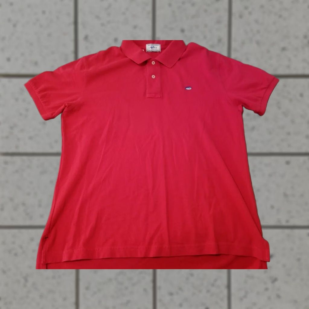 Southern Tide VINTAGE? Southern Tide Polo Shirt Mens L Red Cotton Size US L / EU 52-54 / 3 - 1 Thumbnail