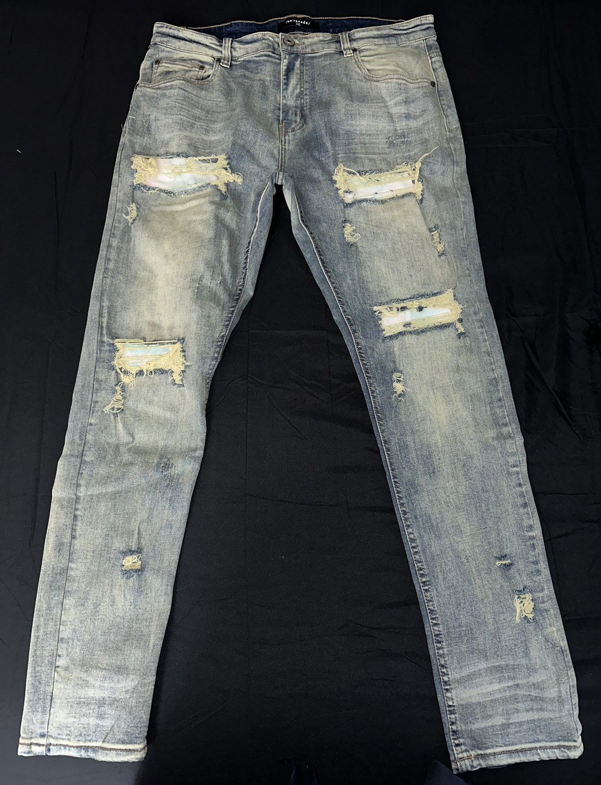 SERENEDE Serenede "SACRED SCROLLS" Jeans Size US 40 / EU 56 - 1 Thumbnail