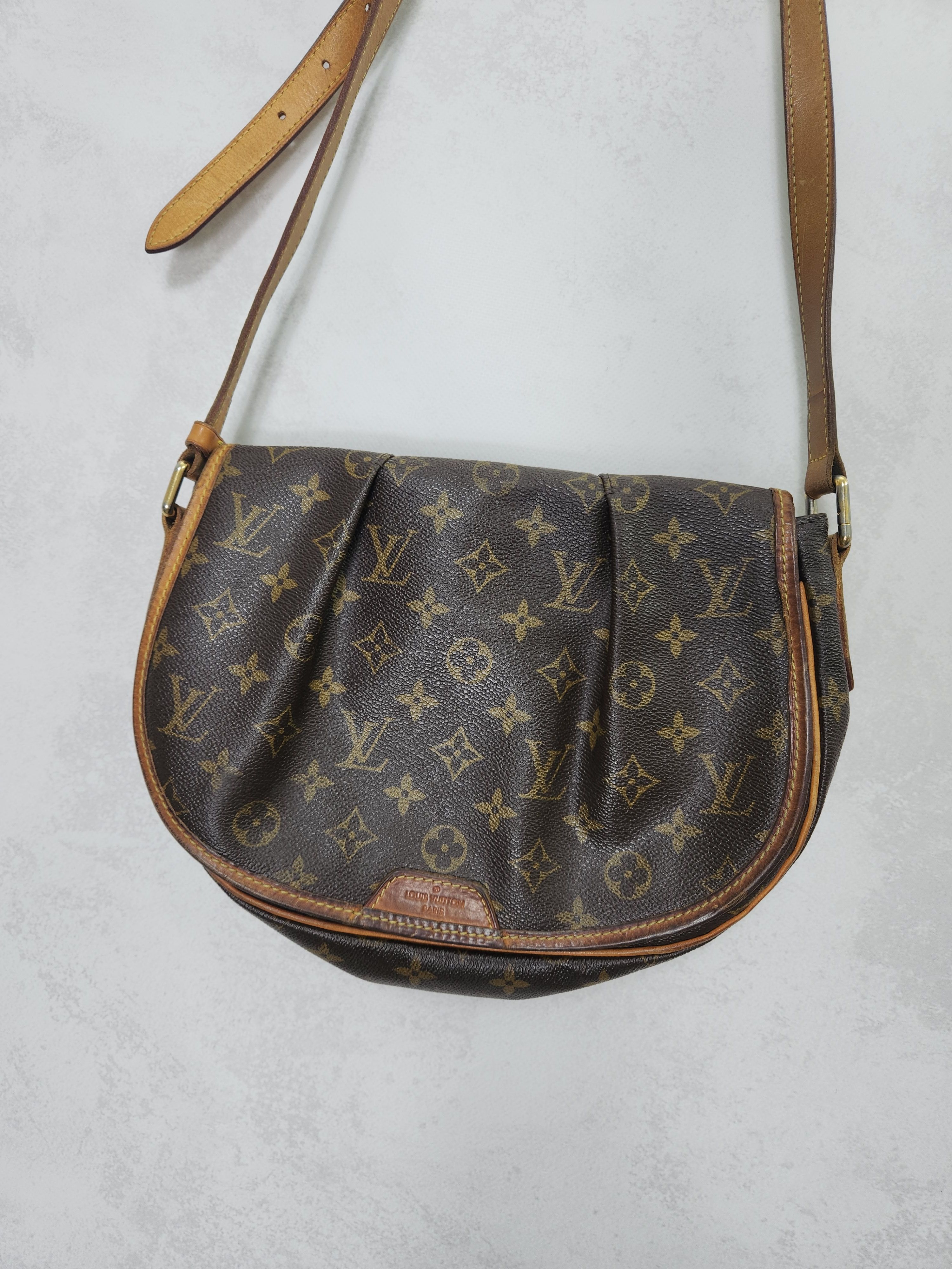 Louis Vuitton Sling Crossbody Bag in Brown, Women's
