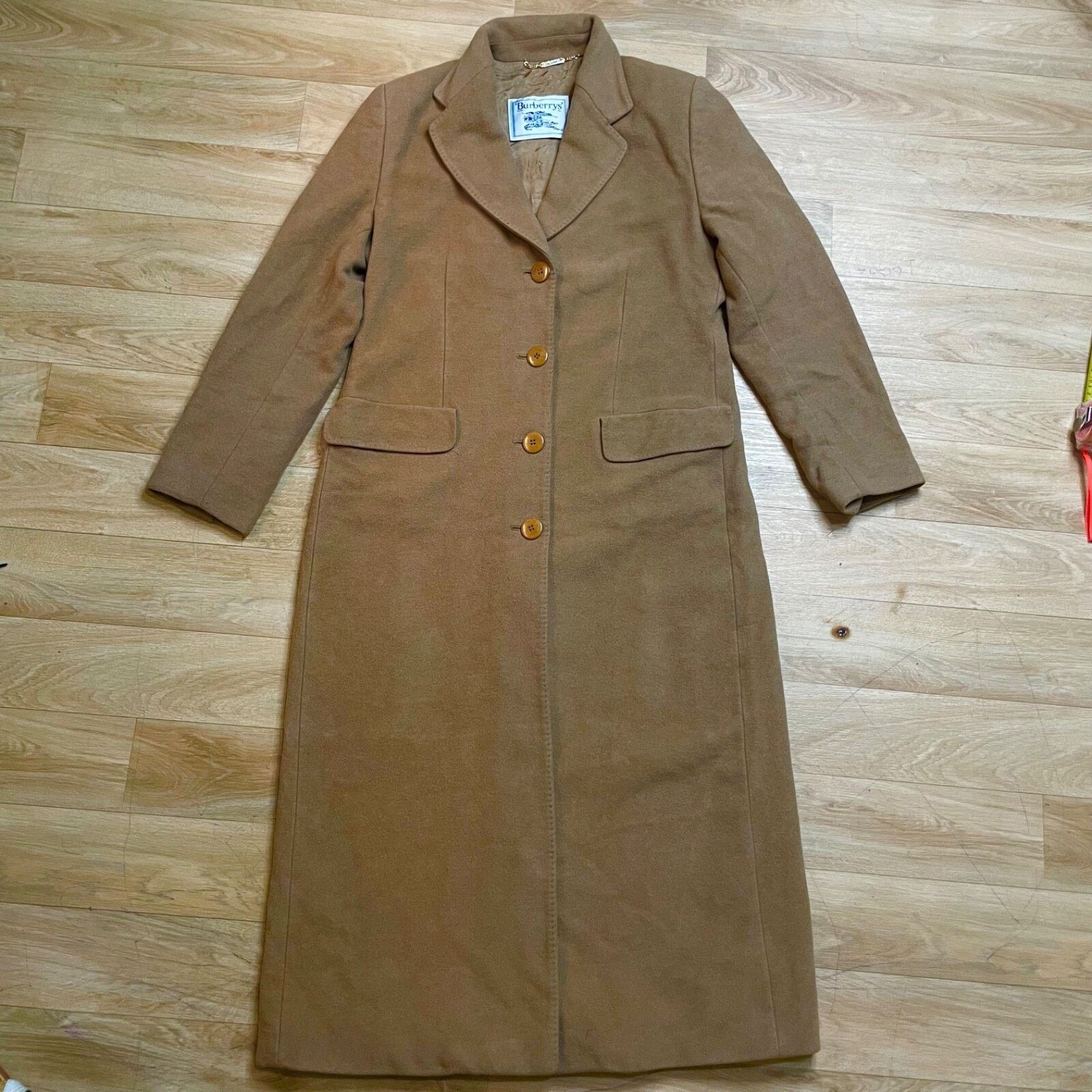 Burberry Vintage Burberry WINTER TRENCH coat VIRGIN wool CASHMERE Size S / US 4 / IT 40 - 3 Thumbnail