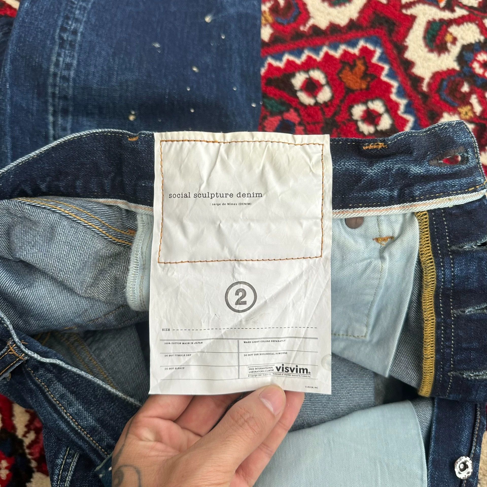 Visvim Visvim 23aw 00 Dry22 Washed Denim Jeans 2 9.9 new Size US 32 / EU 48 - 6 Thumbnail