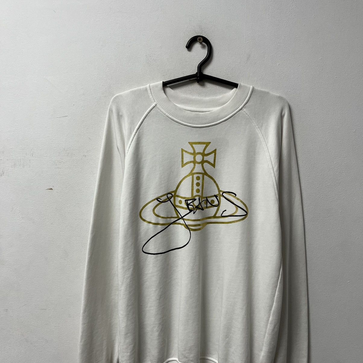 Vivienne Westwood Vintage Vivienne Westwood Sweatshirt Big Logo Orb Pullover Size US XS / EU 42 / 0 - 3 Thumbnail