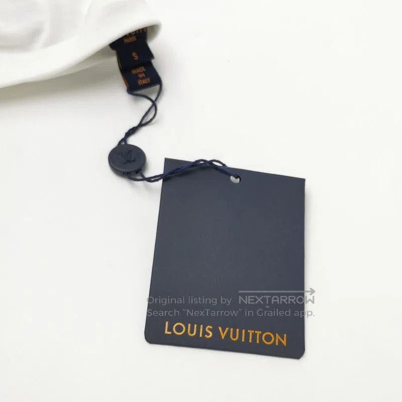 Louis Vuitton Louis Vuitton Cotton Logo Round Neck T-shirt. Size US S / EU 44-46 / 1 - 3 Thumbnail