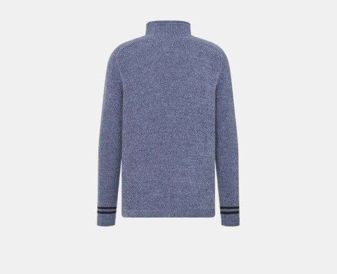 Dior × Stone Island o1w1db10425 493M641 Sweater in Purple Size US L / EU 52-54 / 3 - 2 Thumbnail