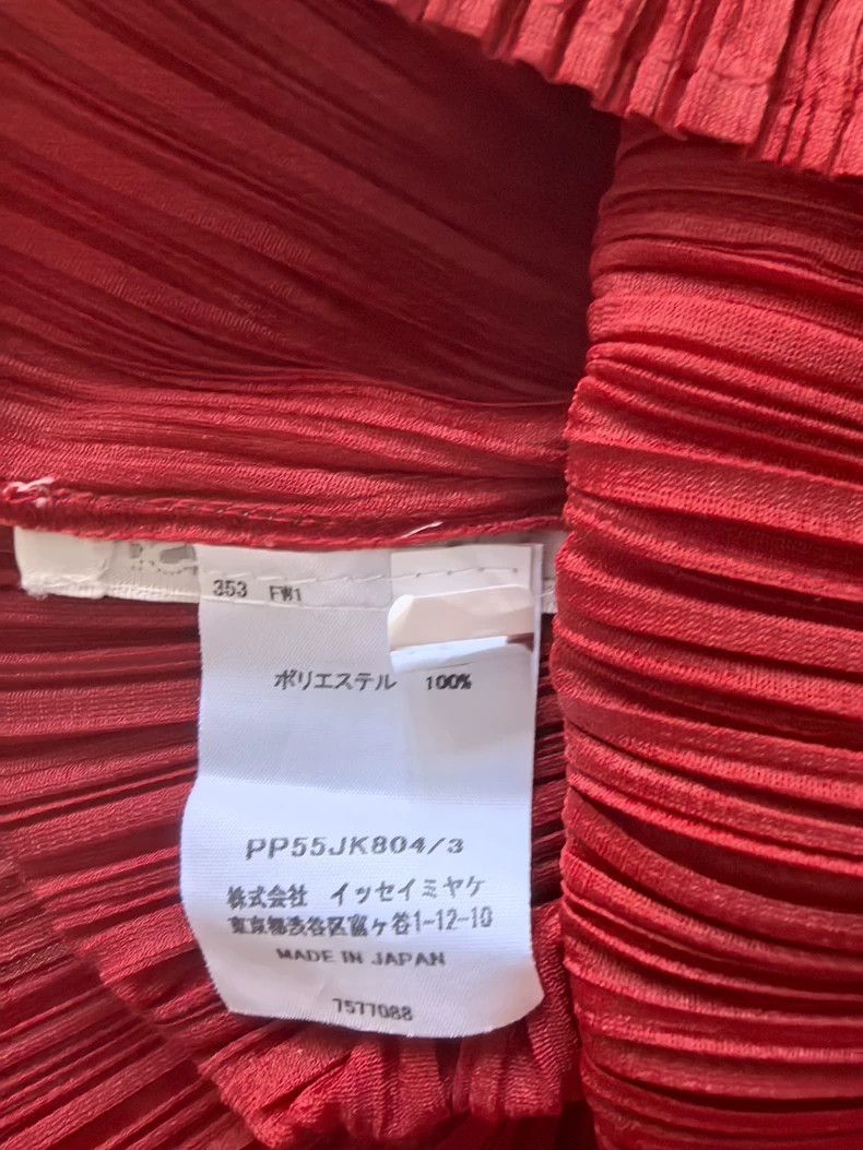 Issey Miyake Issey Miyake size:3 Colorful red long-sleeved shirt Size S / US 4 / IT 40 - 4 Thumbnail