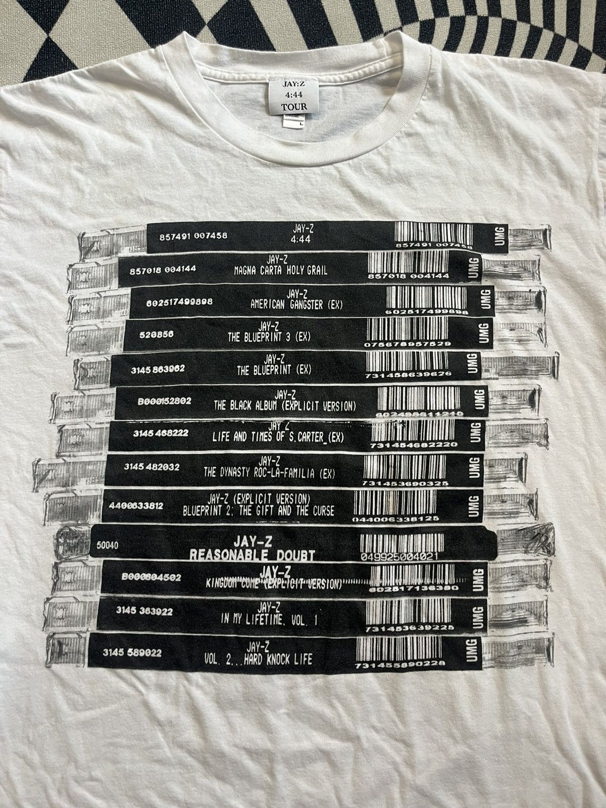 Band Tees 4:44 JAY-Z TOUR 2017’s collection Tshirt Size US L / EU 52-54 / 3 - 6 Thumbnail