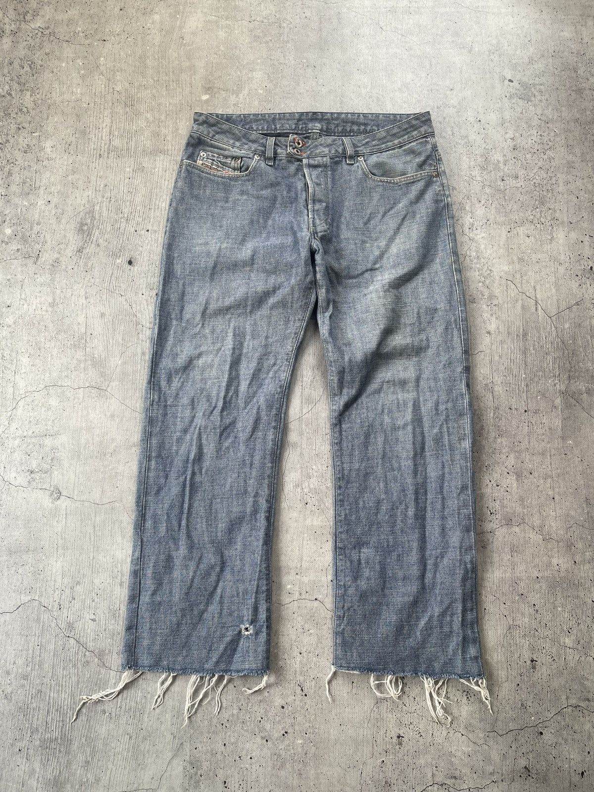 Diesel Vintage Y2K Distressed Avant Garde Diesel Jeans Pants Size US 34 / EU 50 - 5 Thumbnail