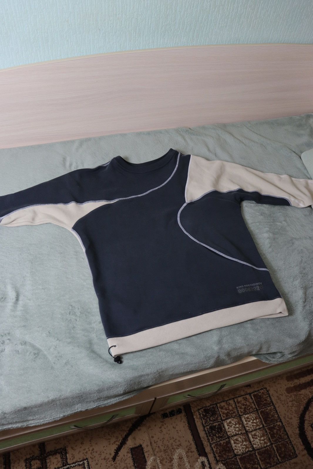 Asics × Kiko Kostadinov Kiko Kostadinov x ASICS 2020 Sweatshirt Beige/Navy Size US M / EU 48-50 / 2 - 11 Thumbnail