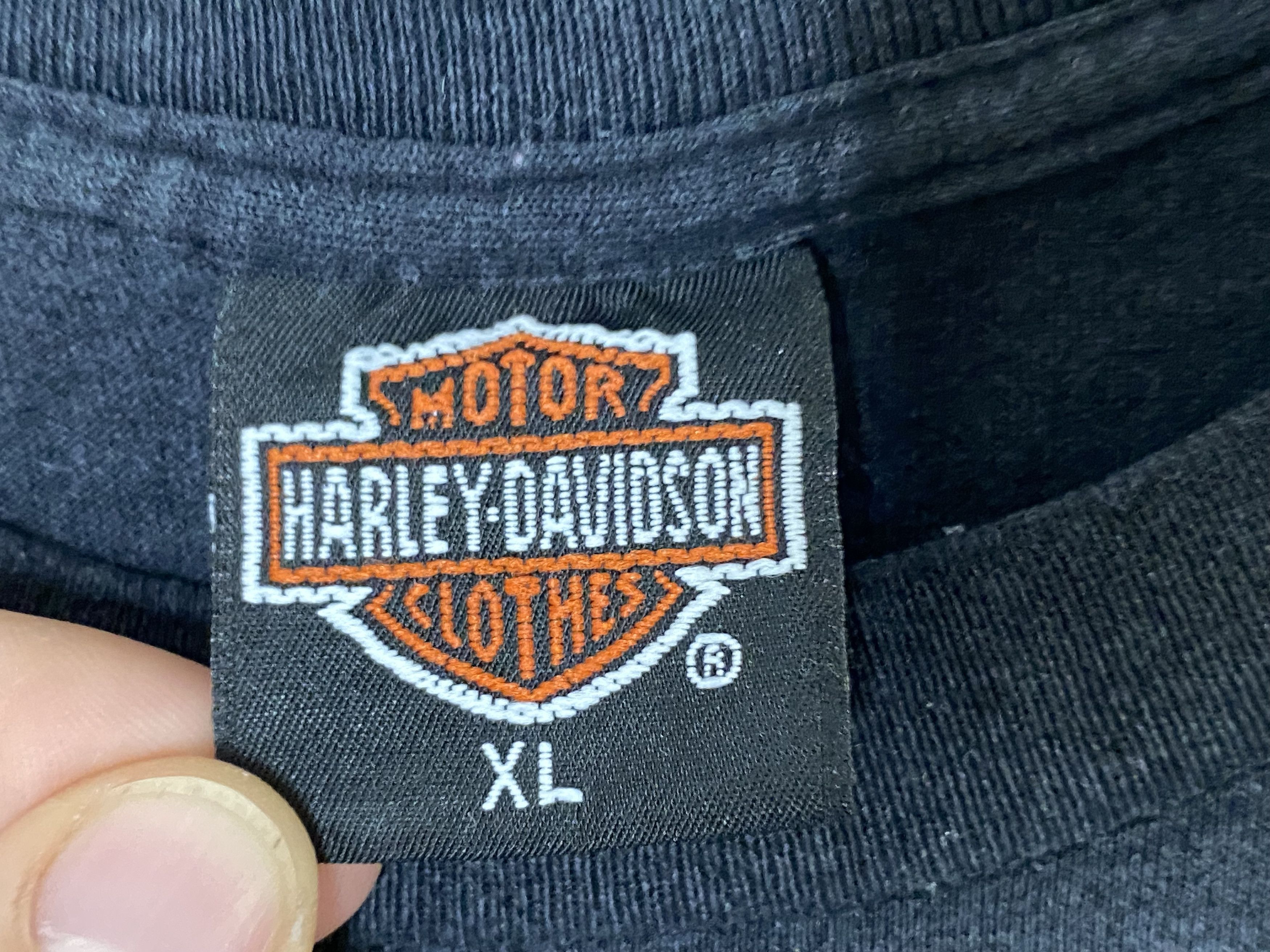 Harley Davidson × Vintage HARLEY DAVIDSON ROLLING THUNDER T SHIRT 1991 3D EMBLEM Size US XL / EU 56 / 4 - 5 Thumbnail