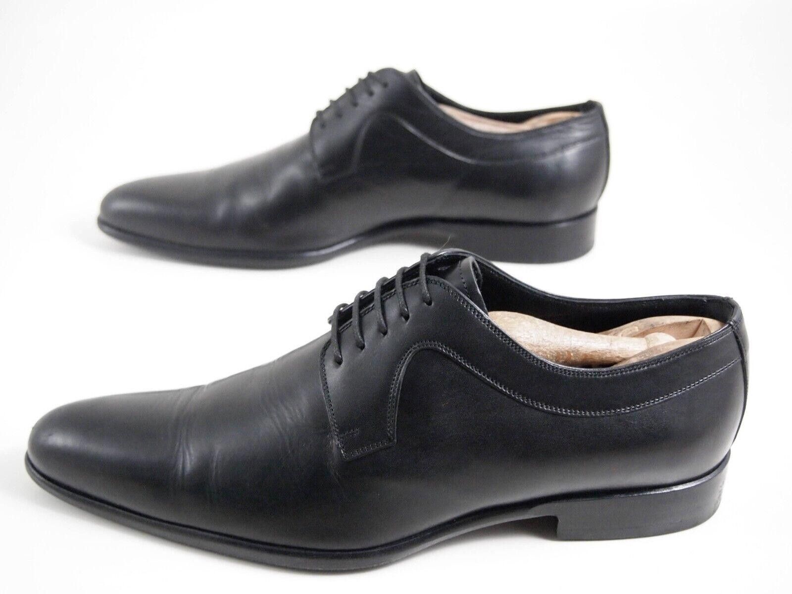 Hugo Boss Dolce Gabbana Oxfords Black Leather Mens EU 41.5 US 8.5 Size US 8.5 / EU 41-42 - 2 Thumbnail