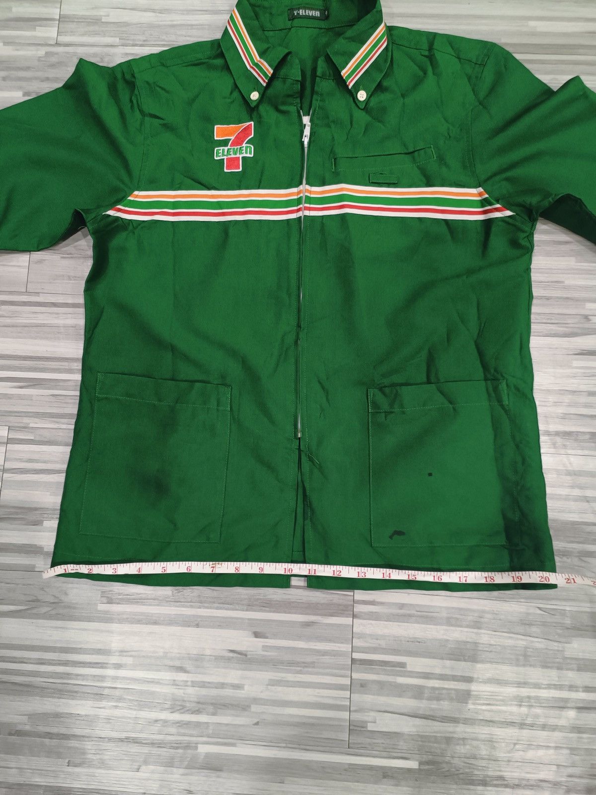 Japanese Brand × Vintage 7 eleven Uniform Zipper Workwear Size US S / EU 44-46 / 1 - 8 Thumbnail